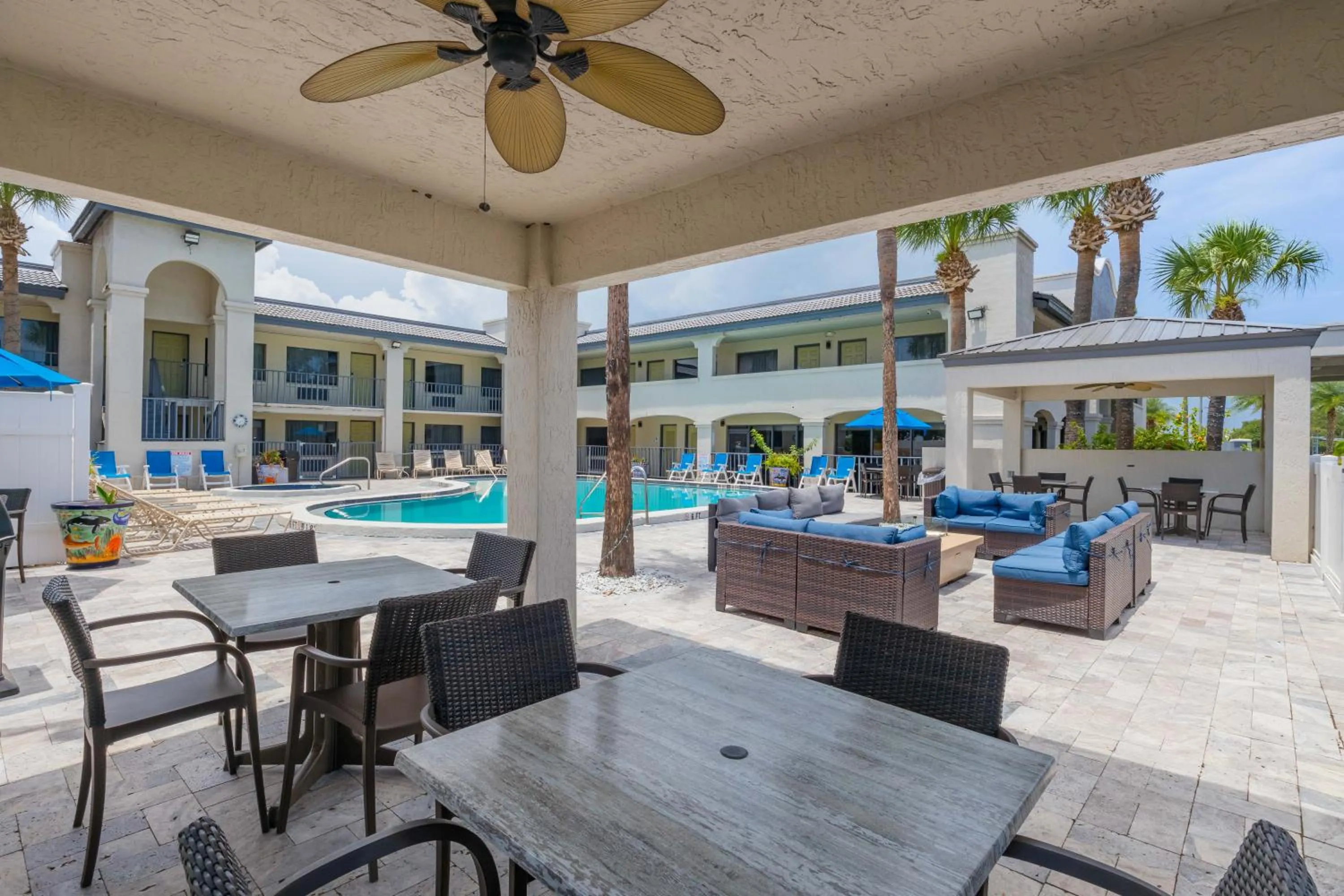 Pool view in The Ponce St. Augustine Hotel