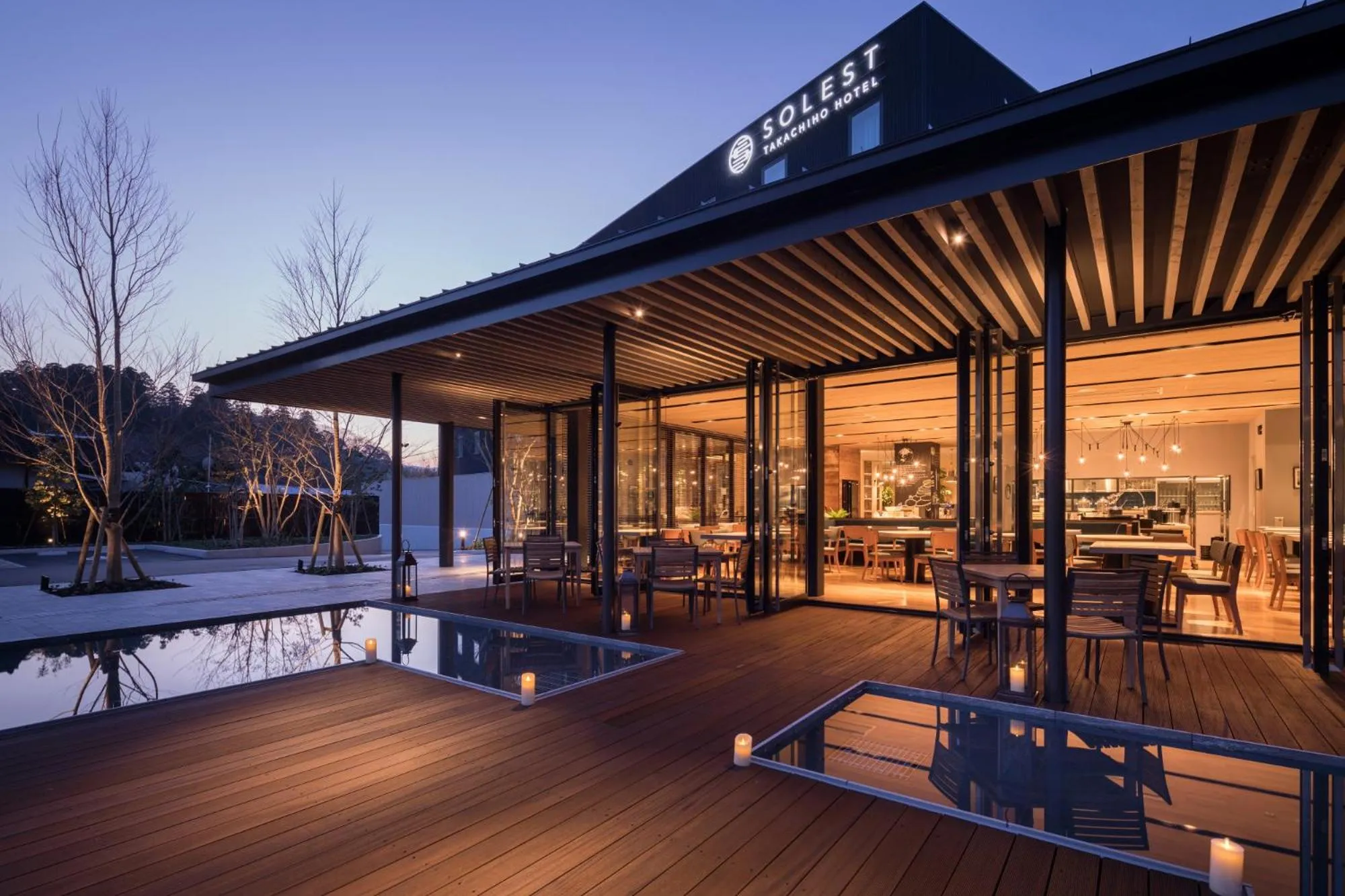 Restaurant/places to eat in Solest Takachiho Hotel