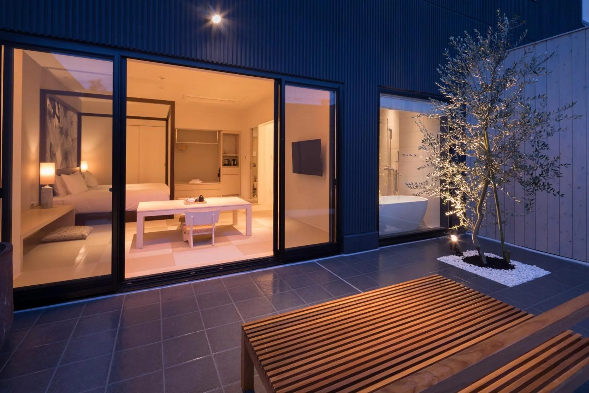 Bed in Solest Takachiho Hotel