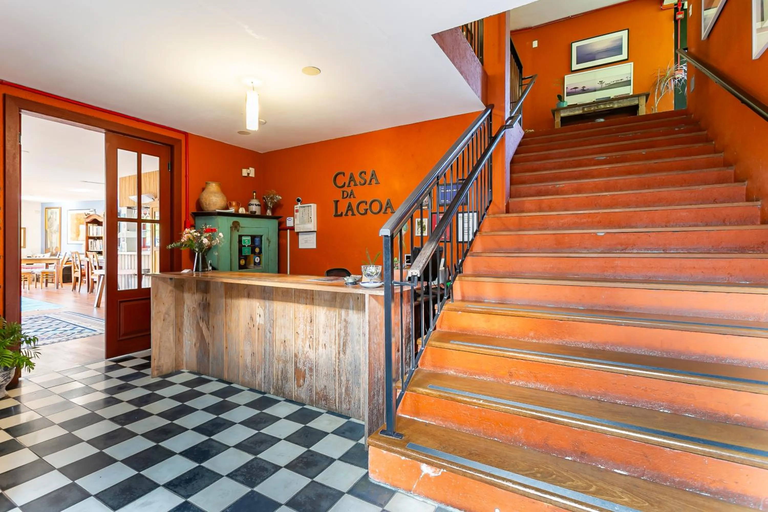 Lobby or reception in Pousada Casa da Lagoa
