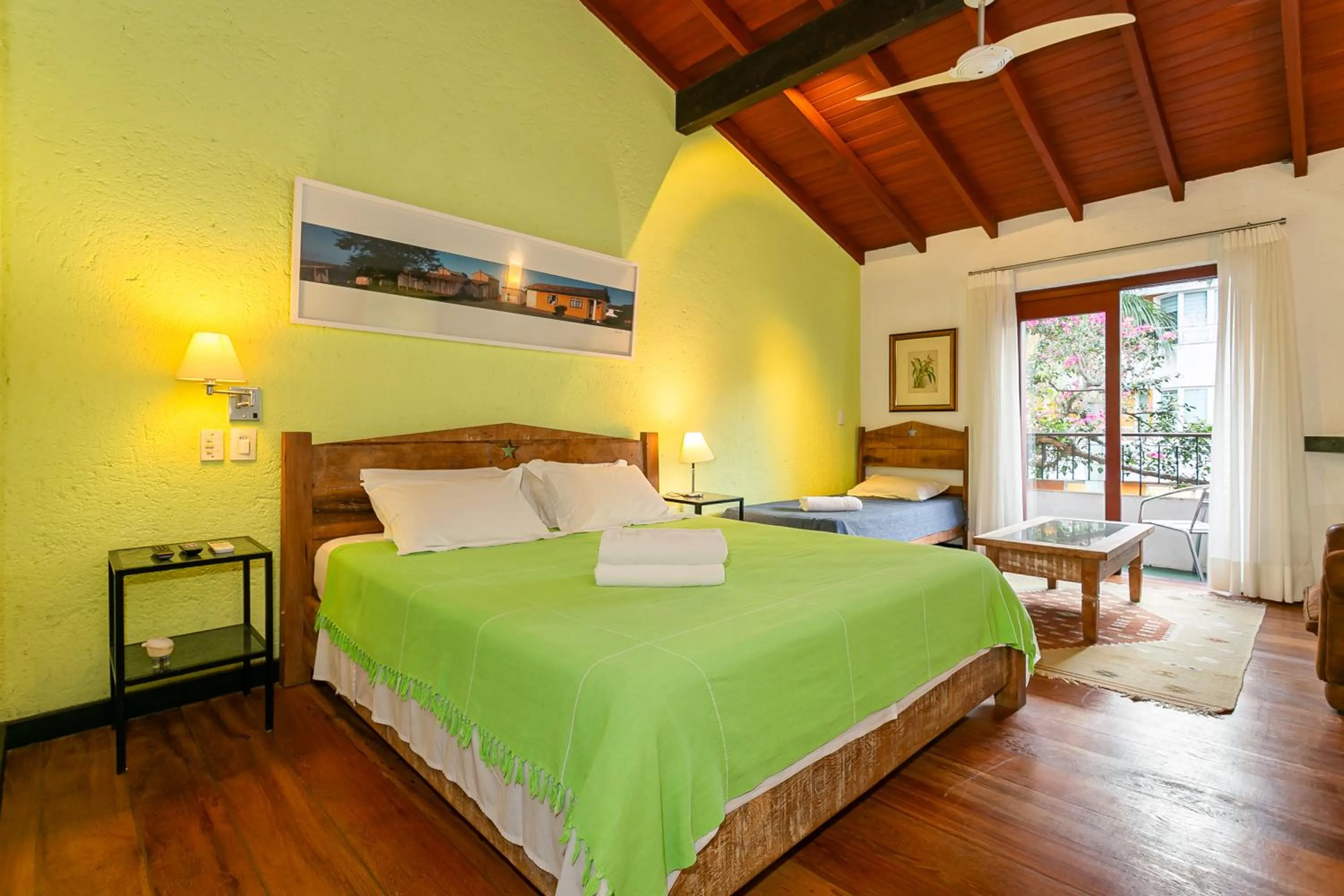 Bed in Pousada Casa da Lagoa