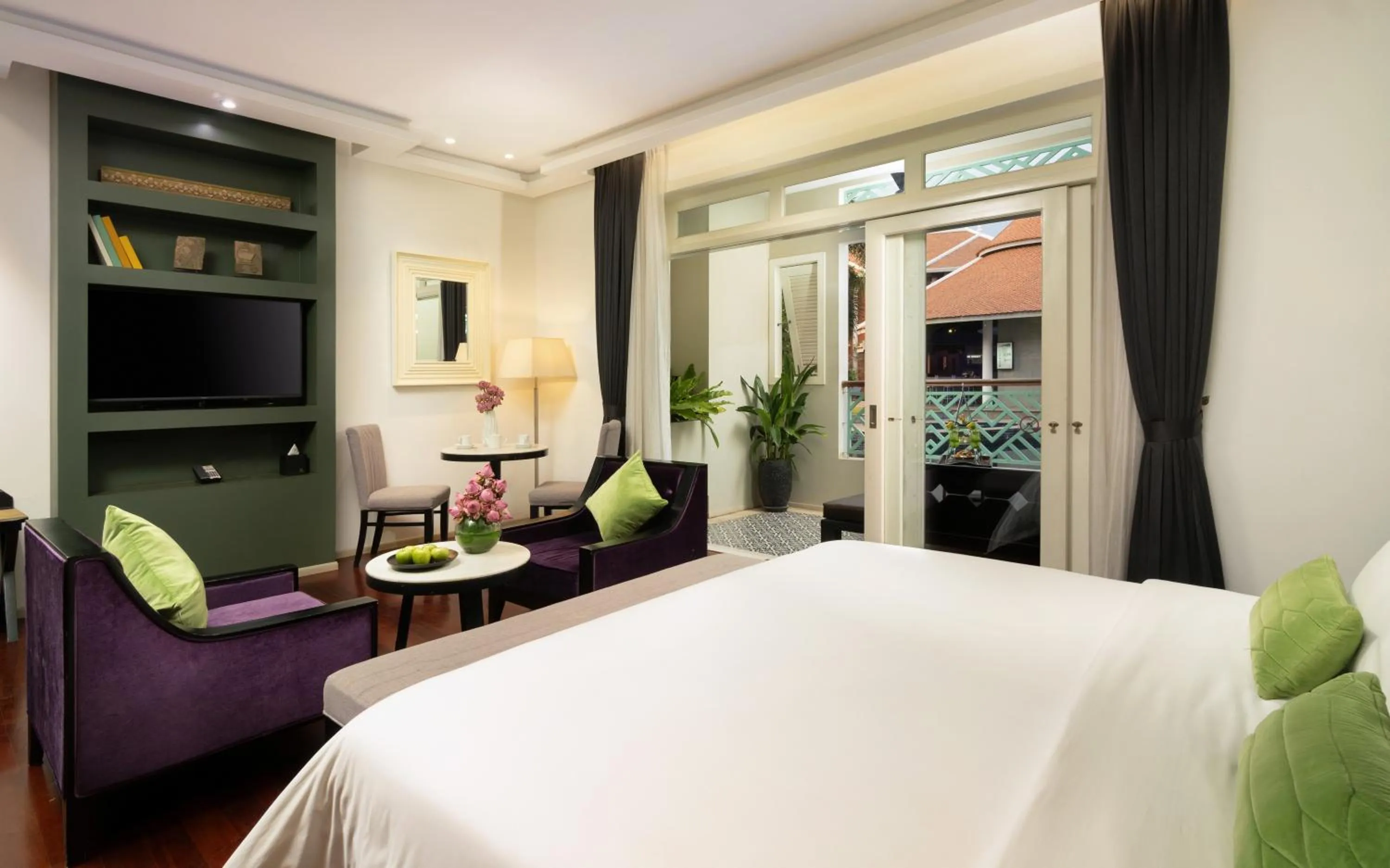 View (from property/room), Bed in Memoire Palace Resort & Spa