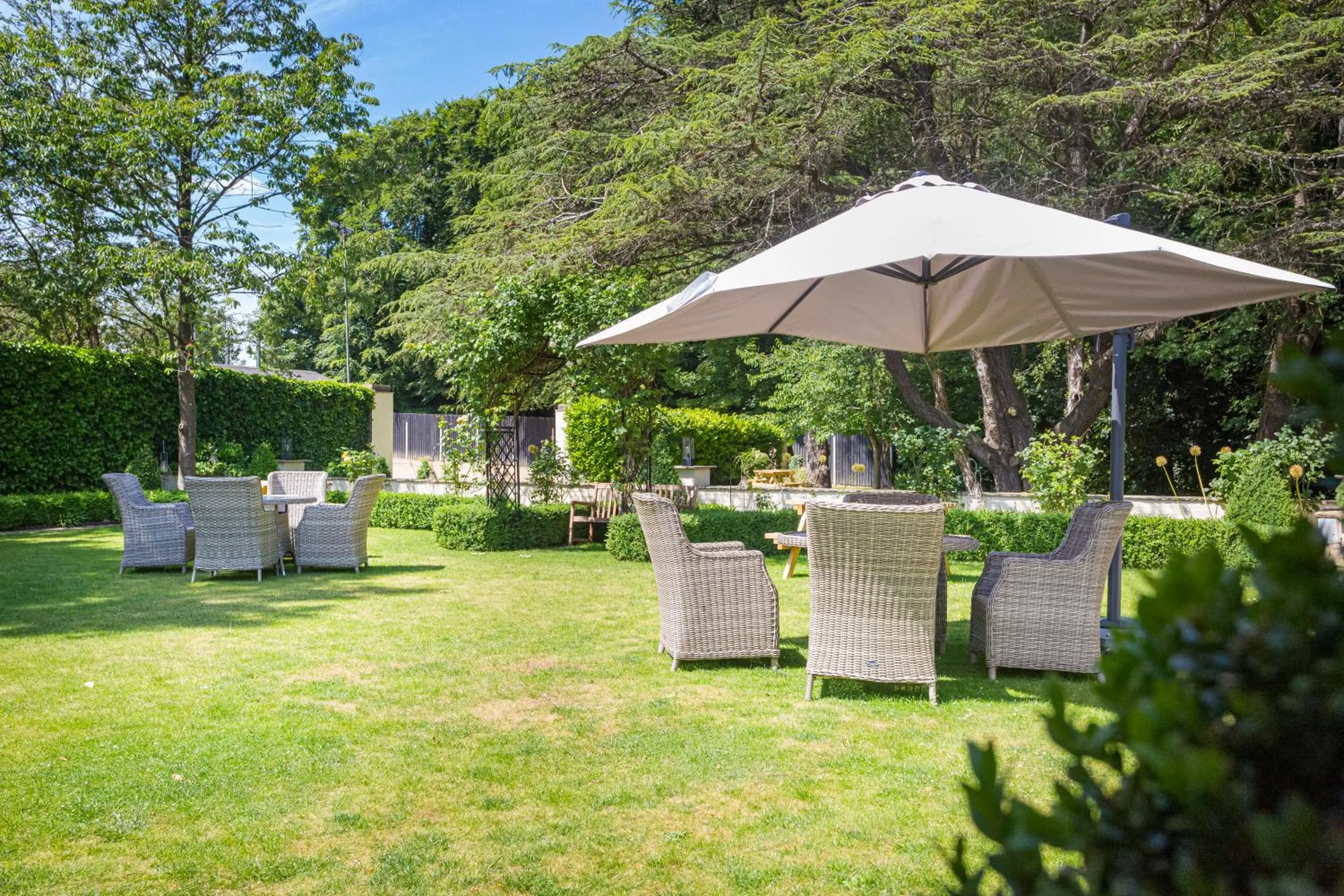 Garden in The Pheasant Hotel, Holt, Norfolk - The Coaching Inn Group