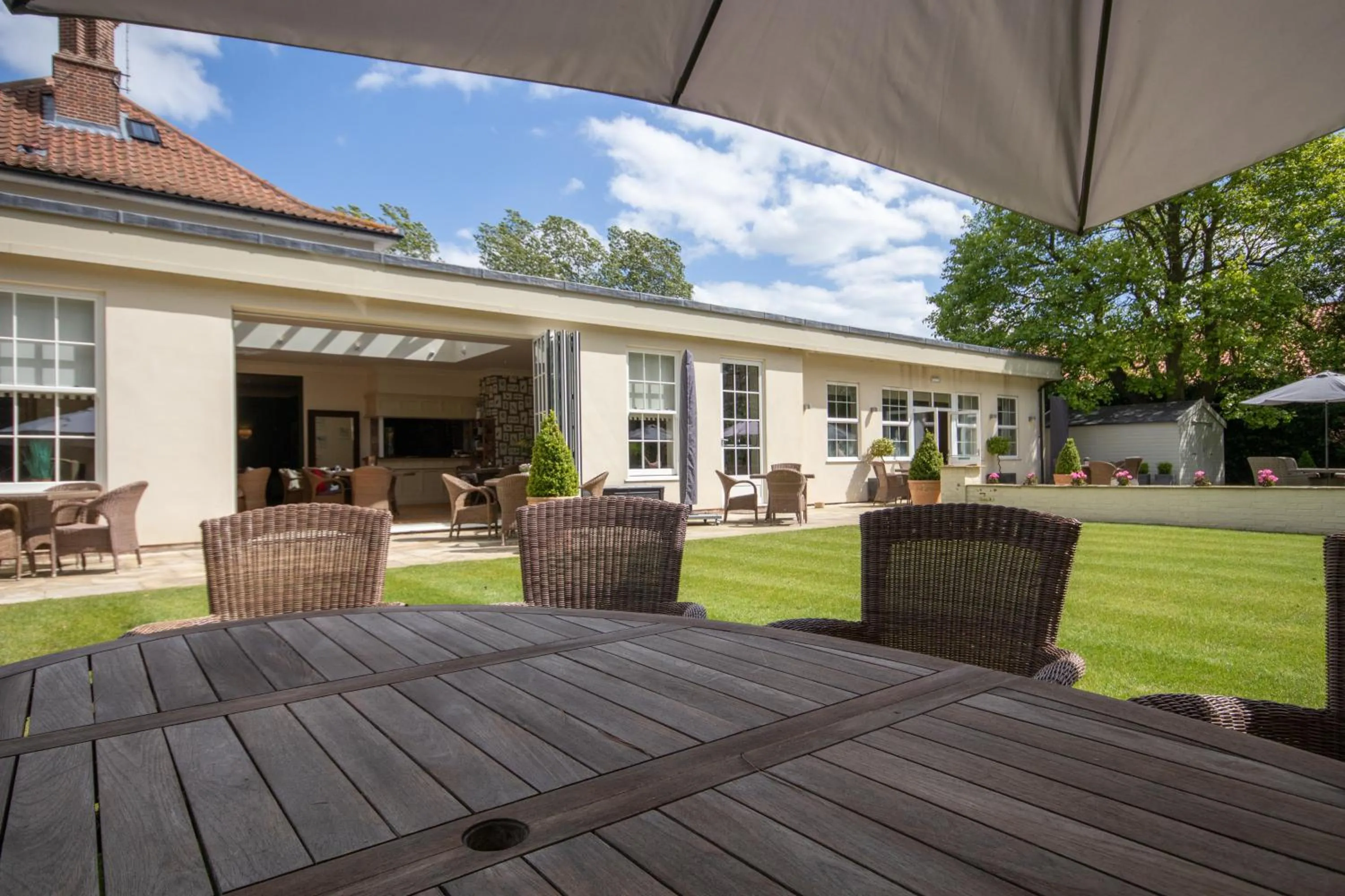 Garden in The Pheasant Hotel, Holt, Norfolk - The Coaching Inn Group