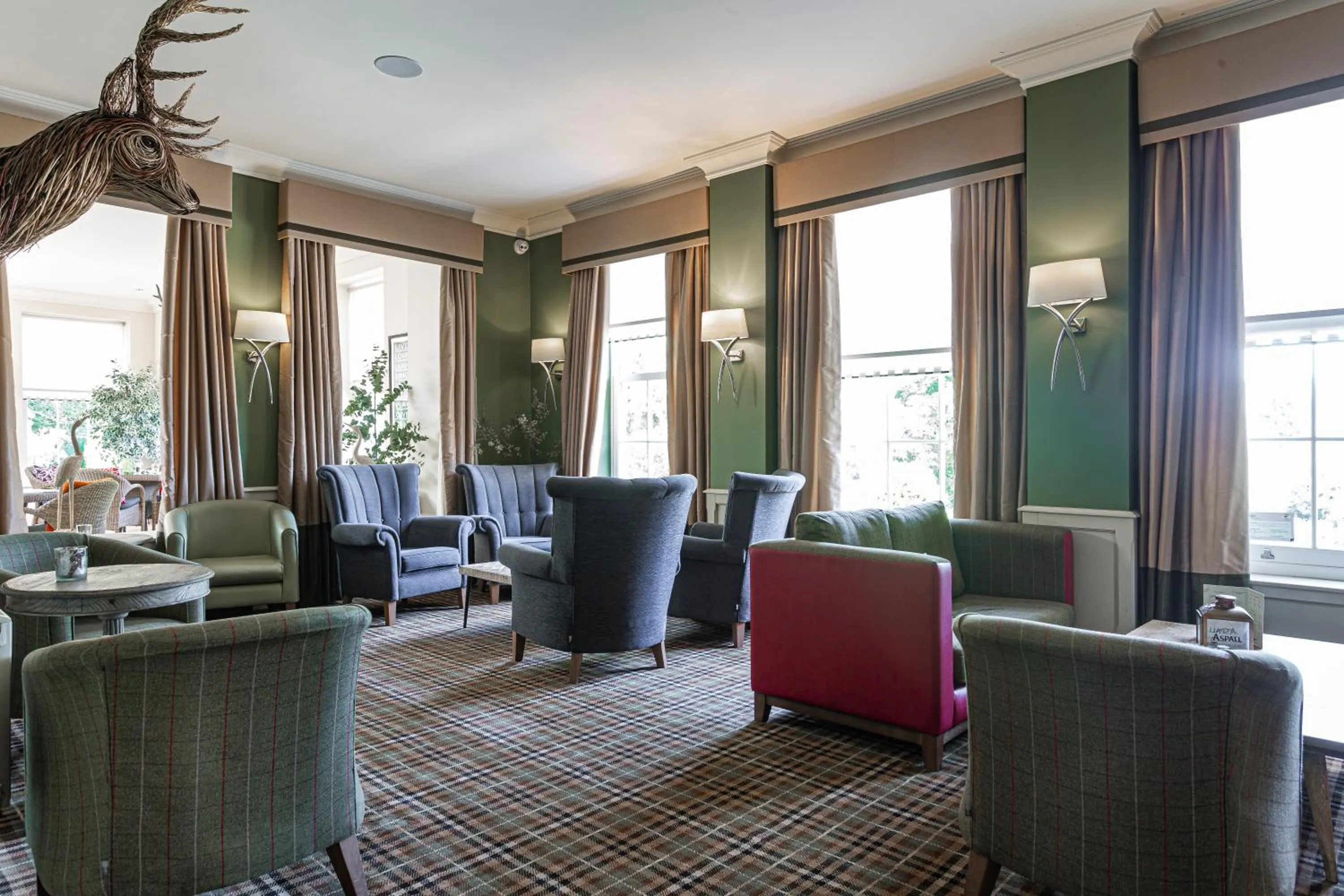 Lounge or bar in The Pheasant Hotel, Holt, Norfolk - The Coaching Inn Group
