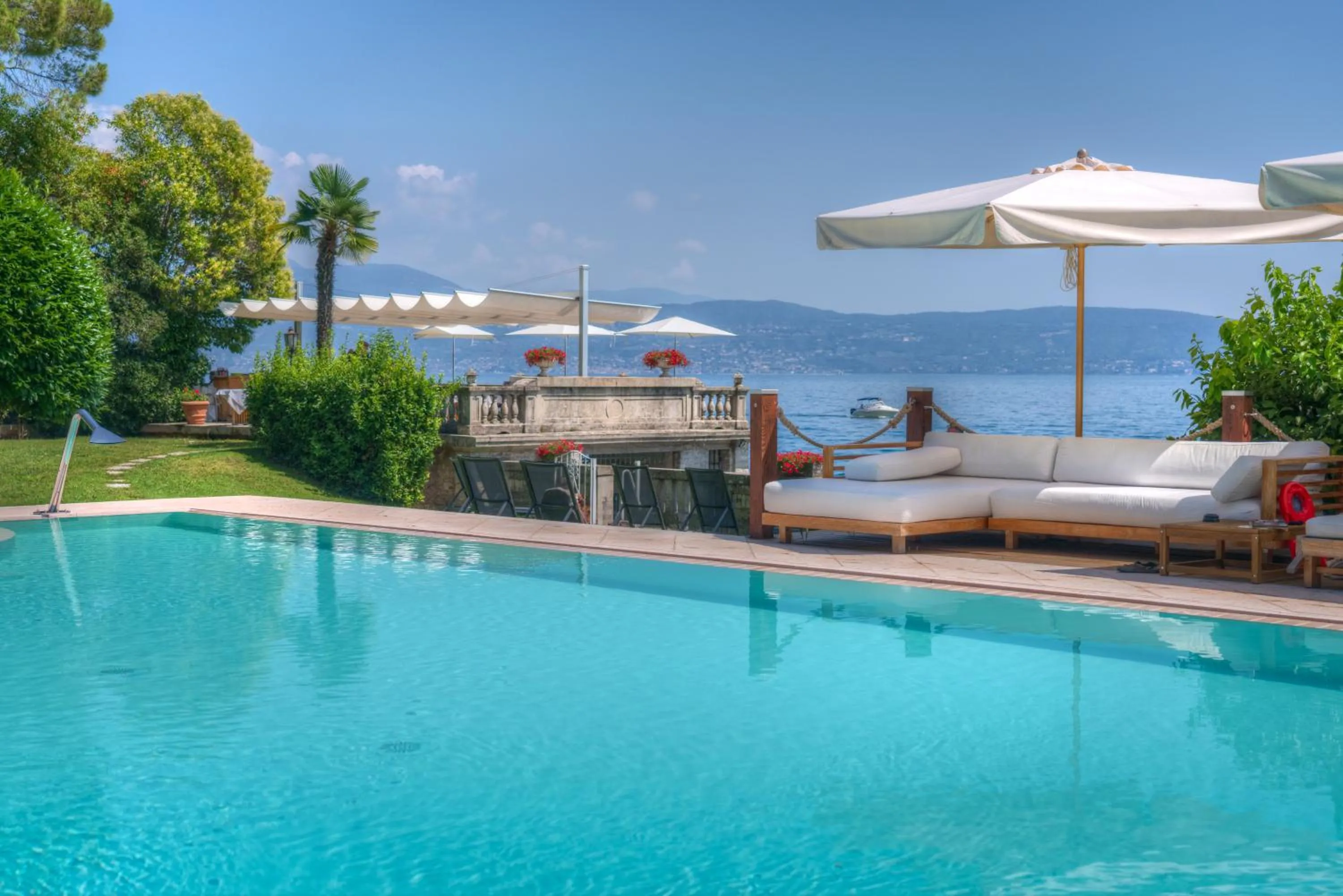 Garden in Hotel Villa Capri