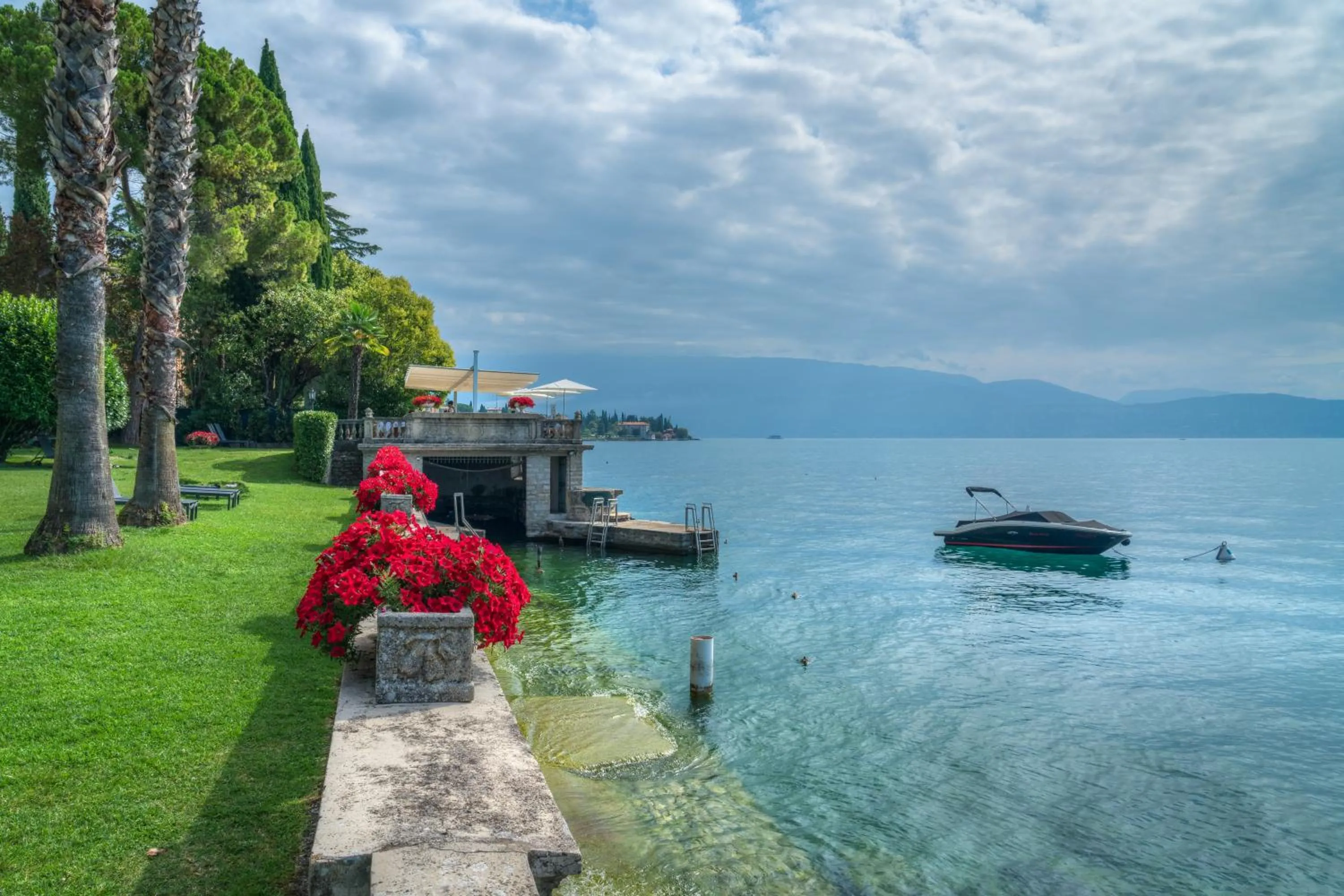 Garden in Hotel Villa Capri