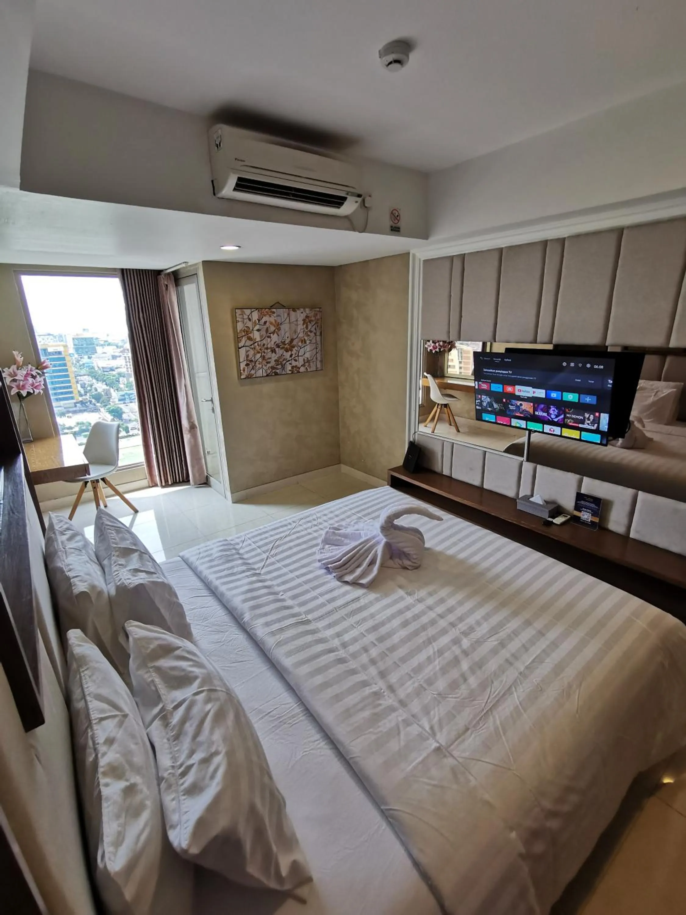 Bed in Warhol Residence Semarang Simpang Lima