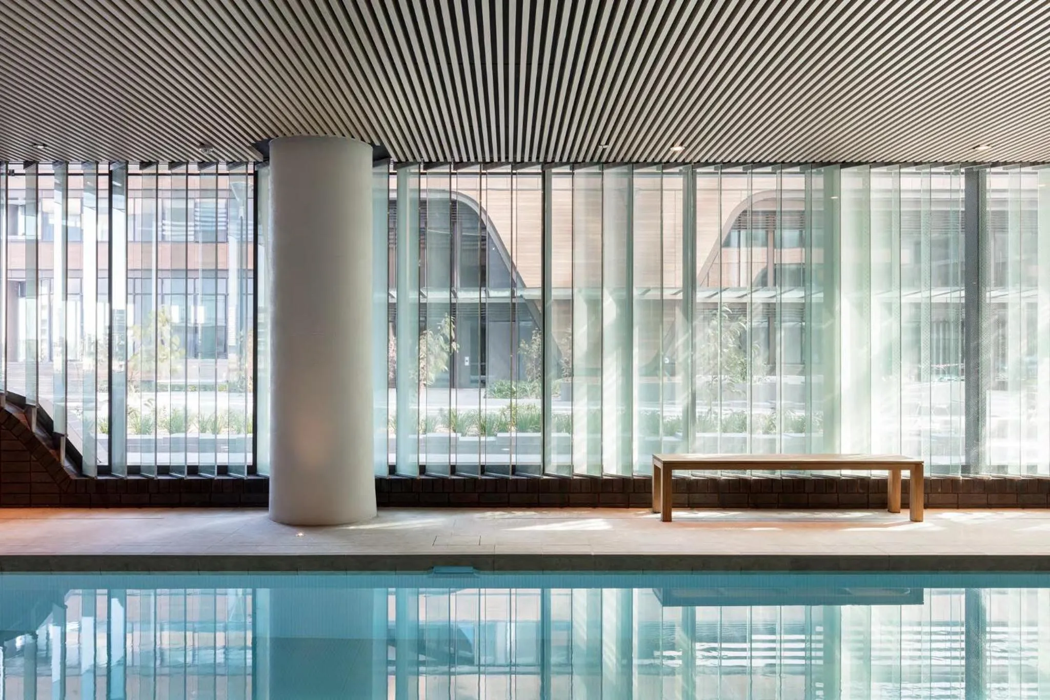 Swimming pool in Winston Apartments Docklands