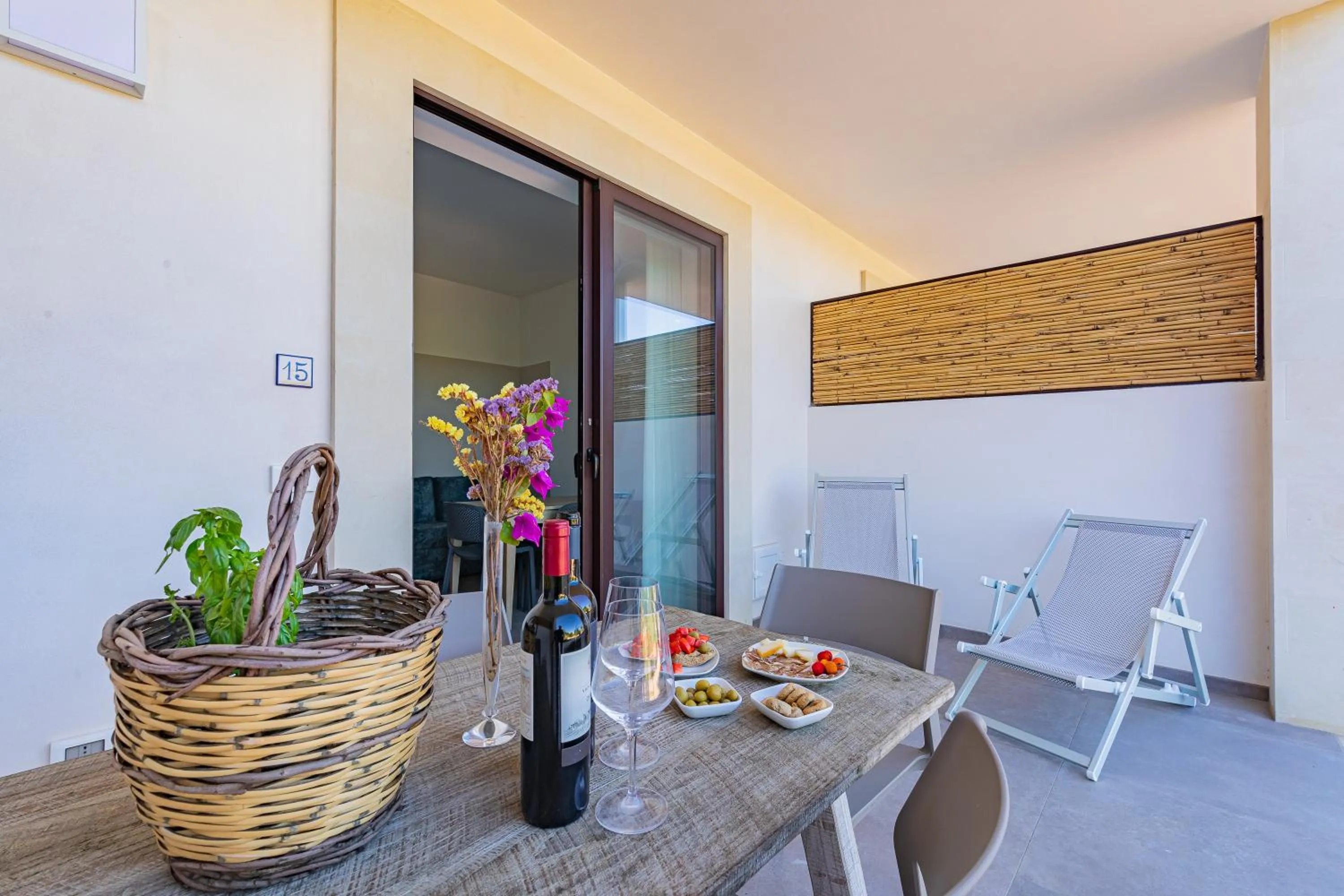 Patio in Agriturismo Vigna Corallo