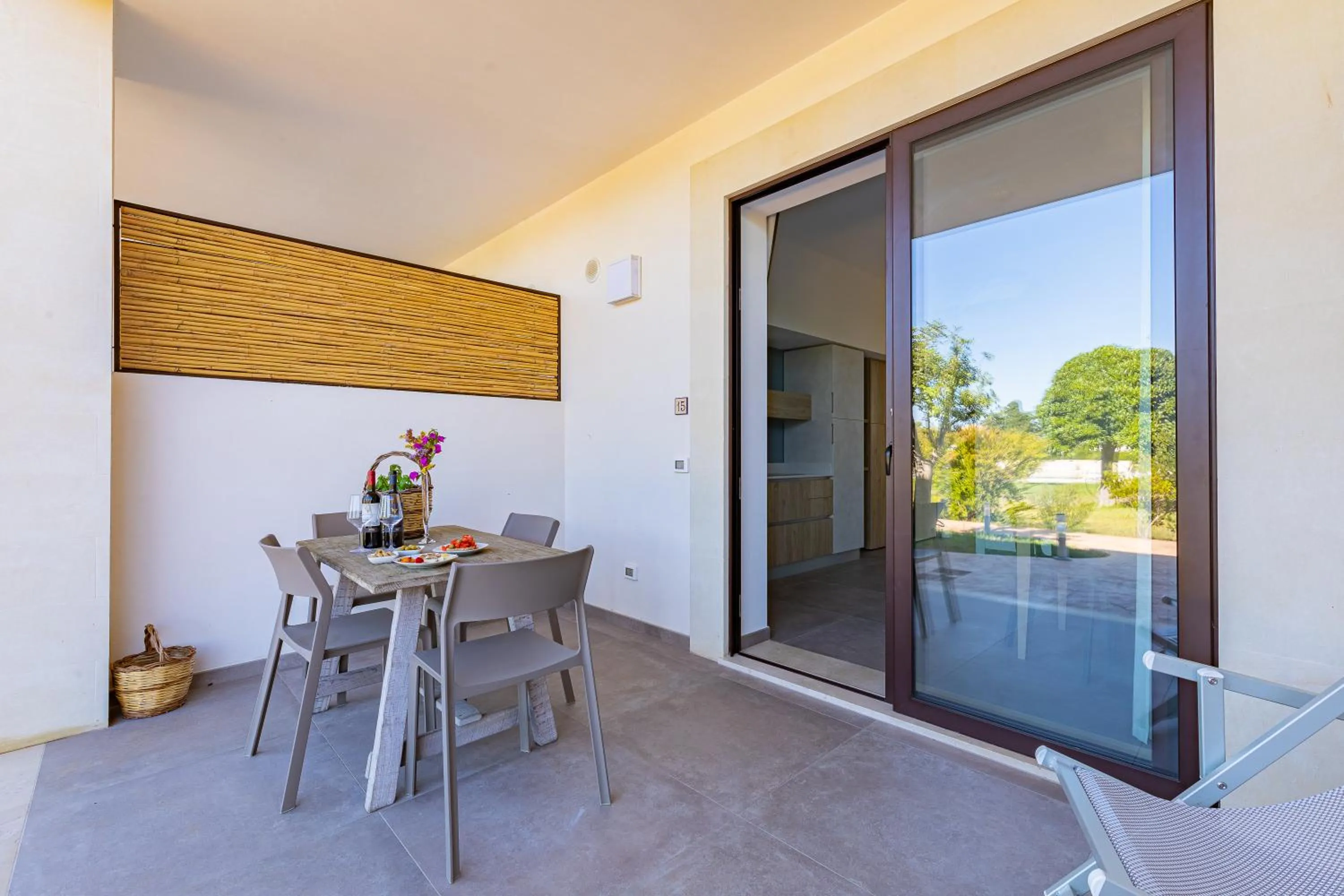 Patio in Agriturismo Vigna Corallo