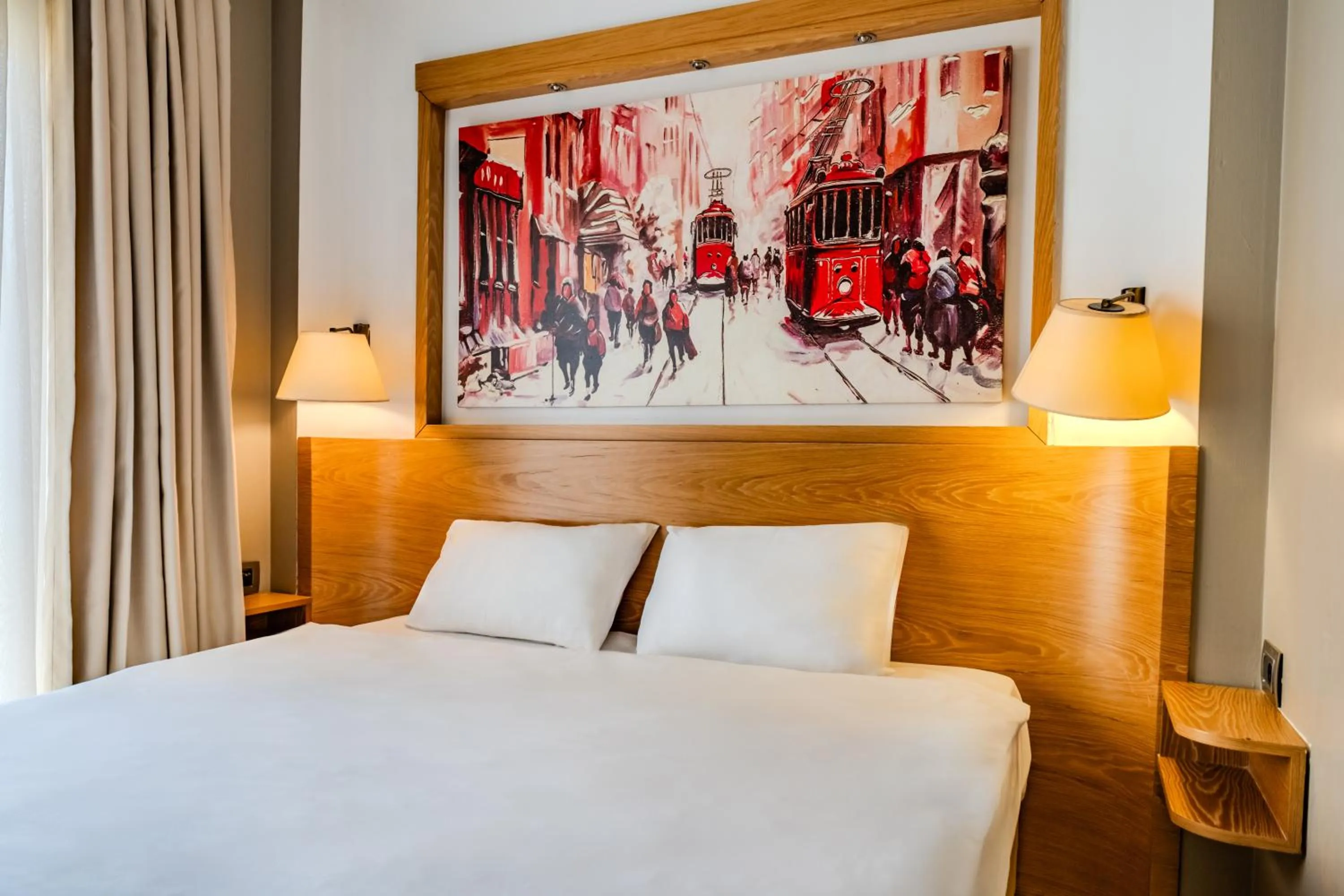 Bed in Beyoglu MLS Hotel