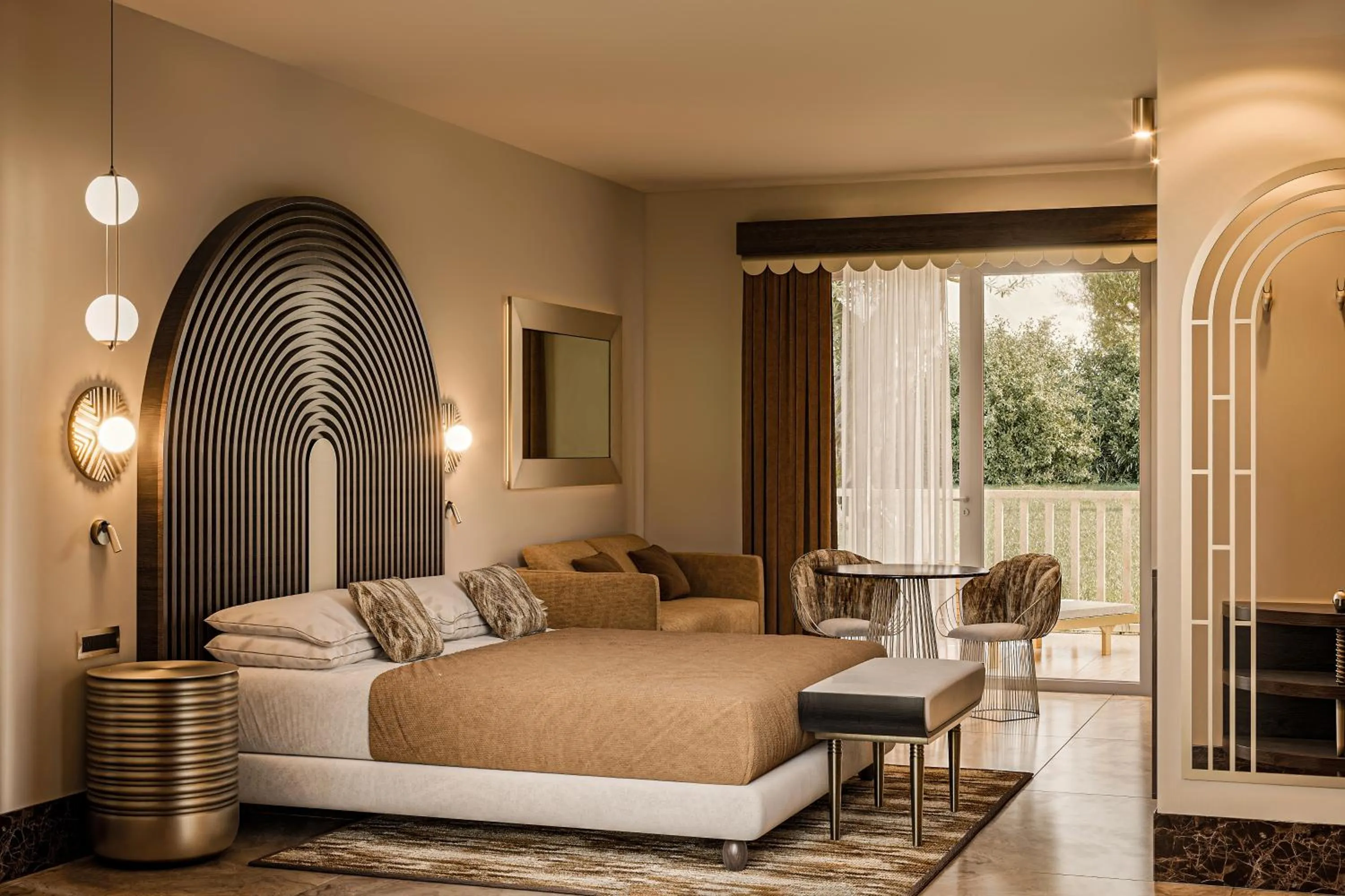 Bedroom in Spiagge San Pietro, a charming & relaxing resort