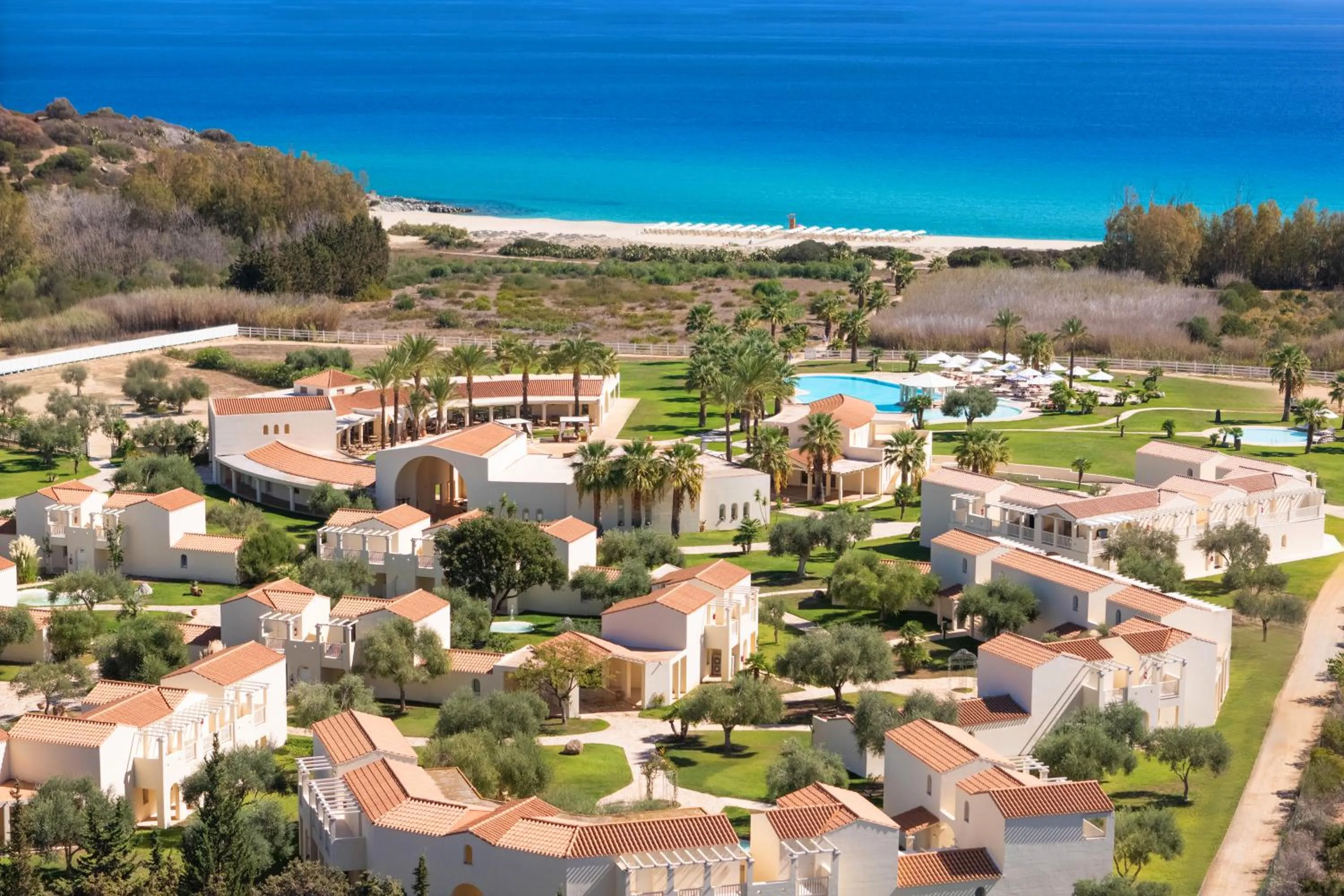 Bird's eye view in Spiagge San Pietro, a charming & relaxing resort