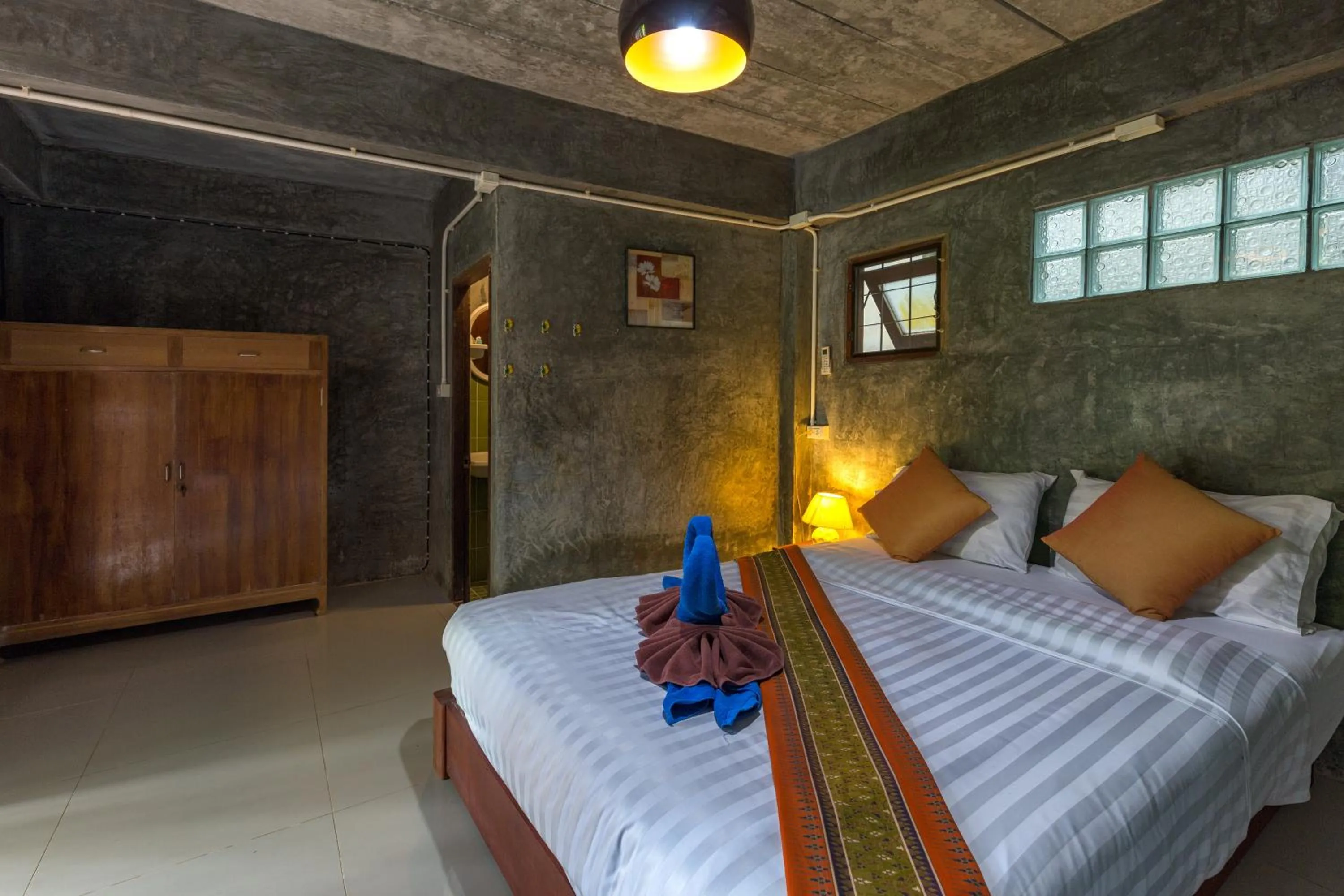 Bed in Kanya Cozy Bungalows Kata