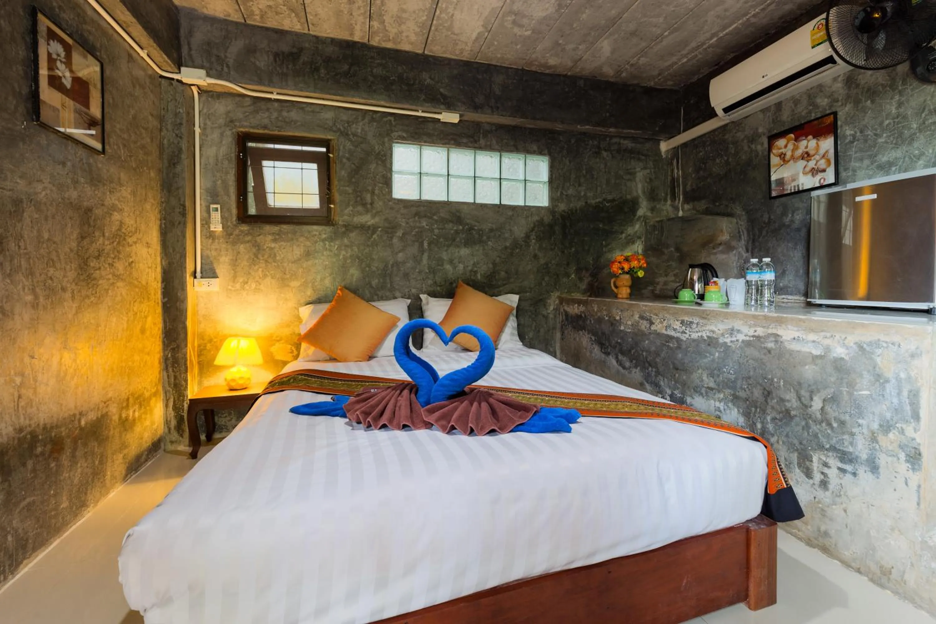 Bed in Kanya Cozy Bungalows Kata