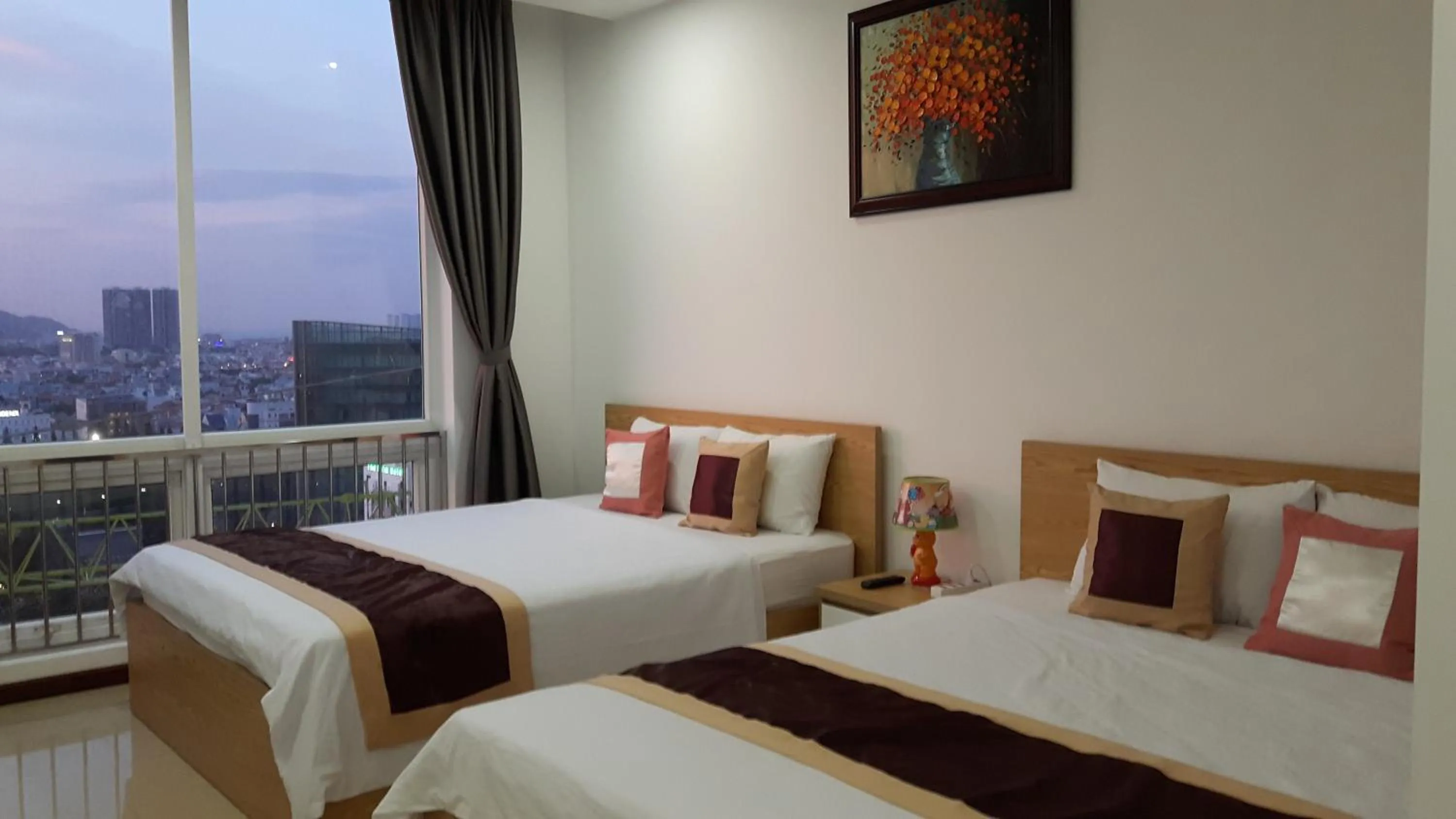 Bed in The Grand Condotel