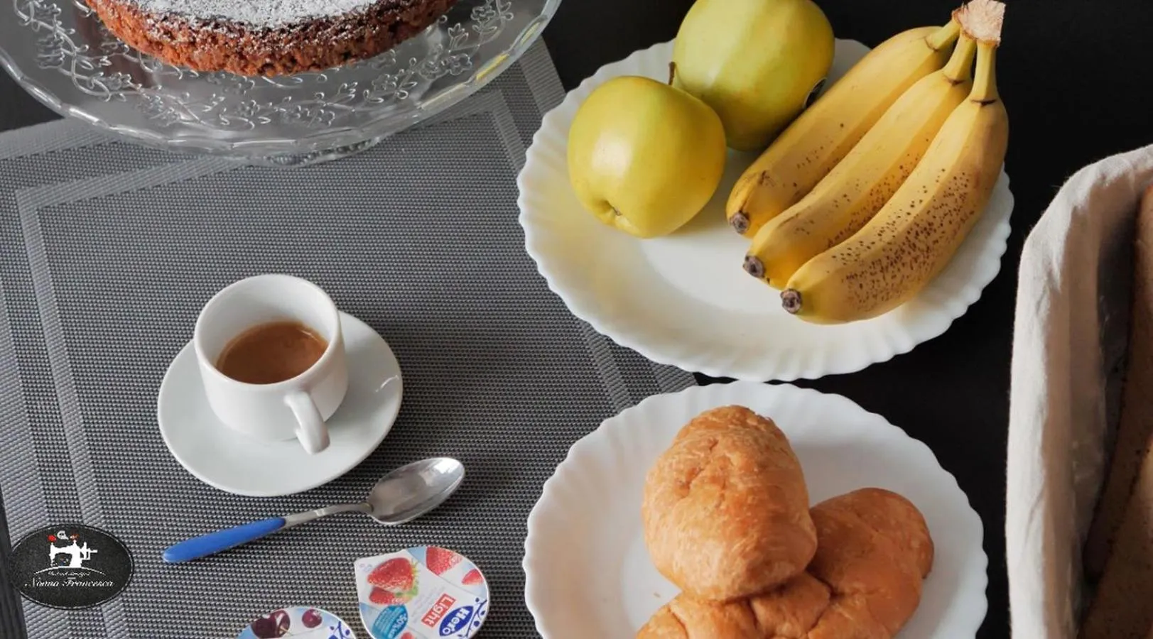 Italian breakfast in Nonna Francesca