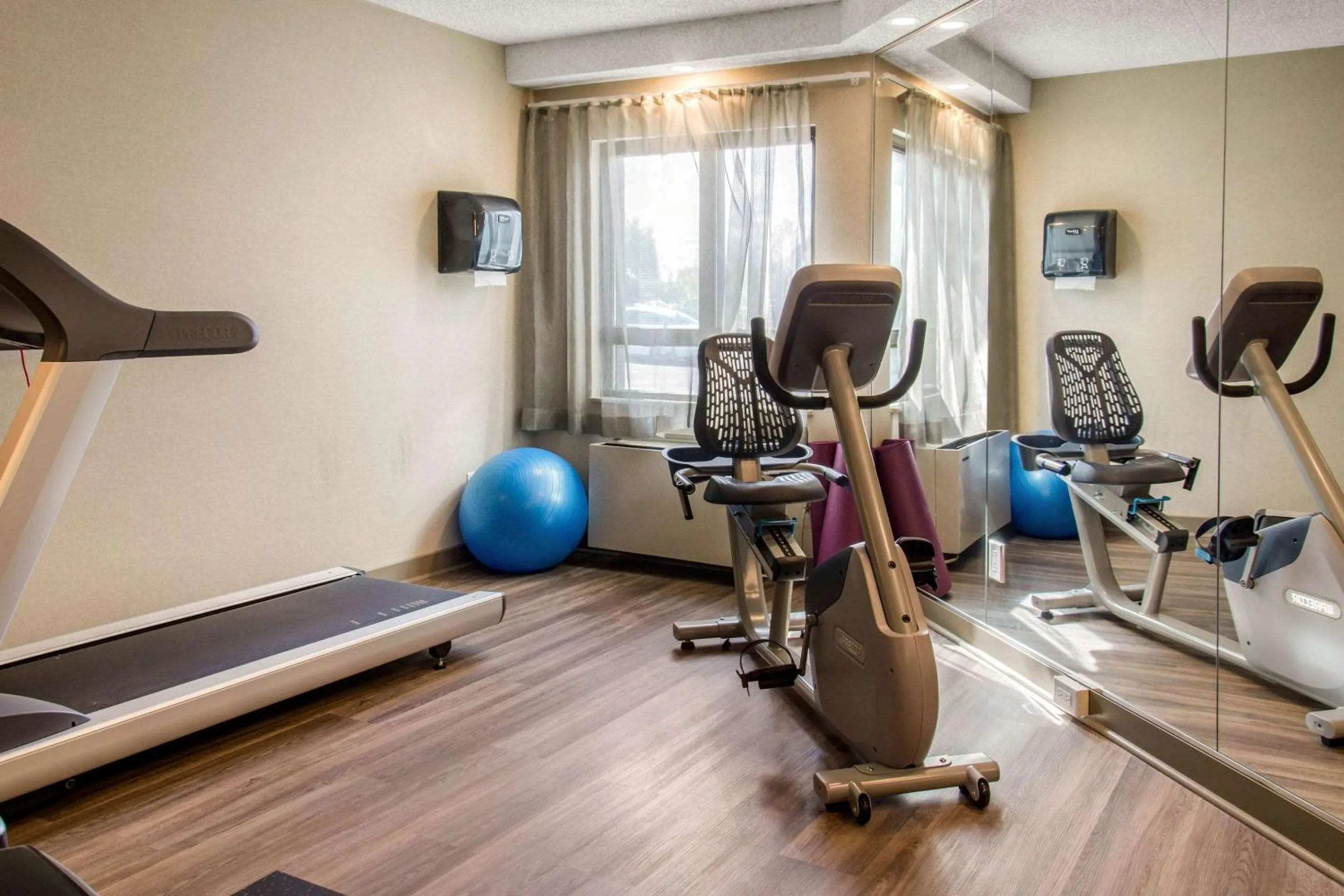 Fitness centre/facilities in Comfort Inn Aeroport