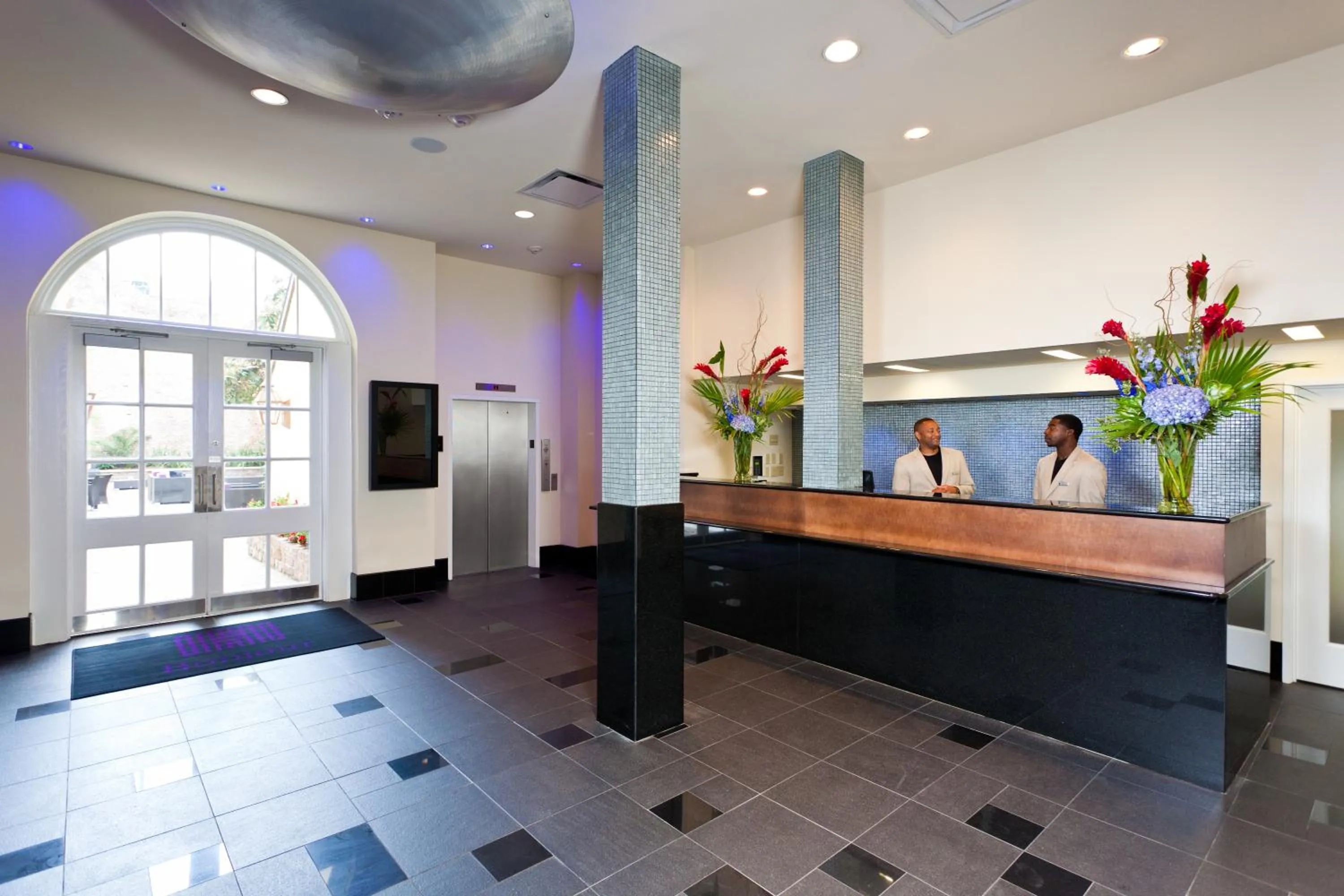 Lobby or reception in Hotel Le Marais