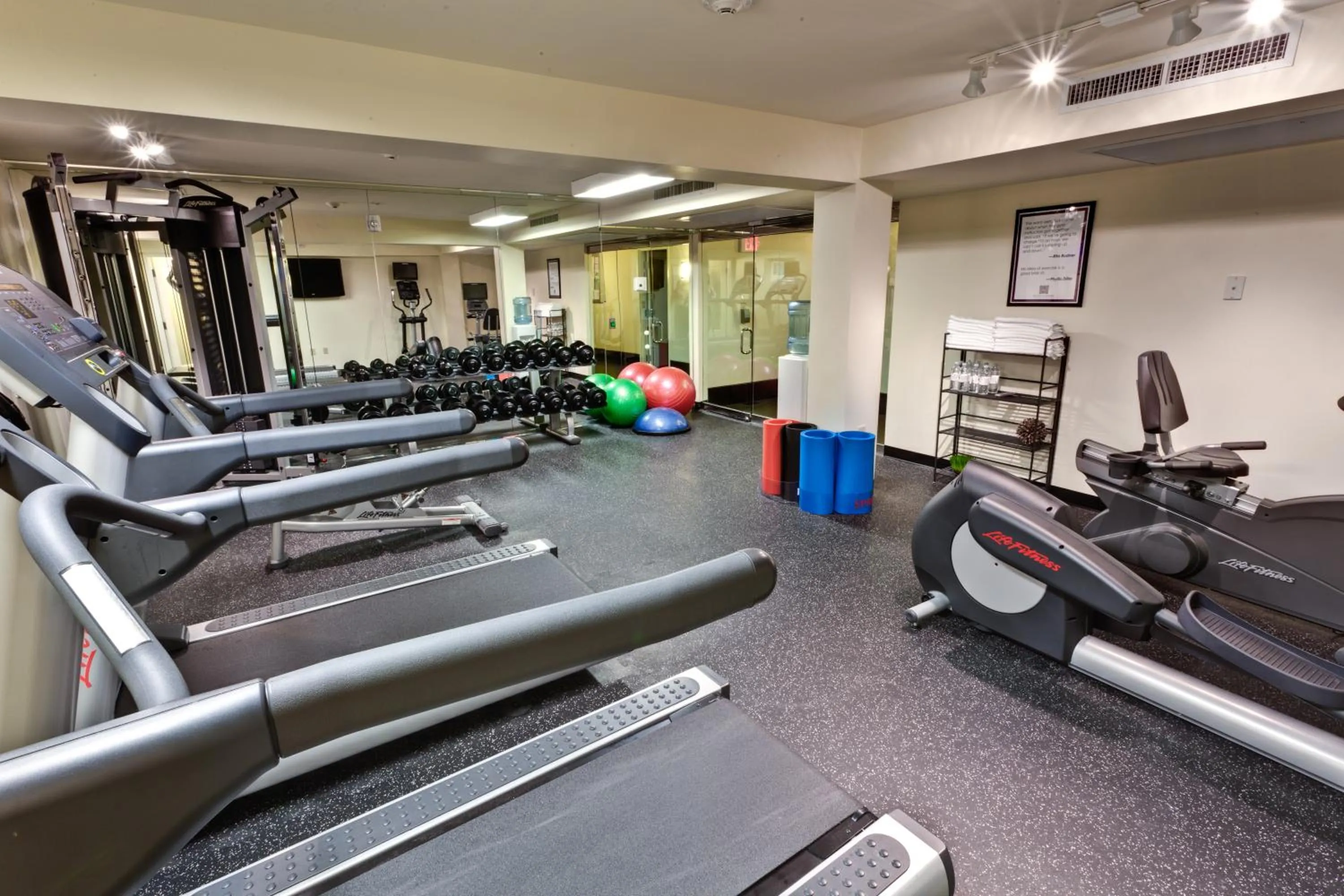 Fitness centre/facilities in Hotel Le Marais