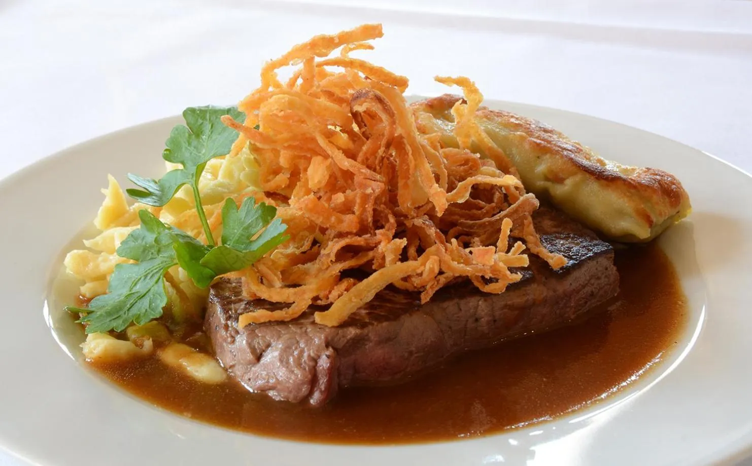 Food close-up in Klingenstein AKZENT Hotel Wirtshaus Brauerei