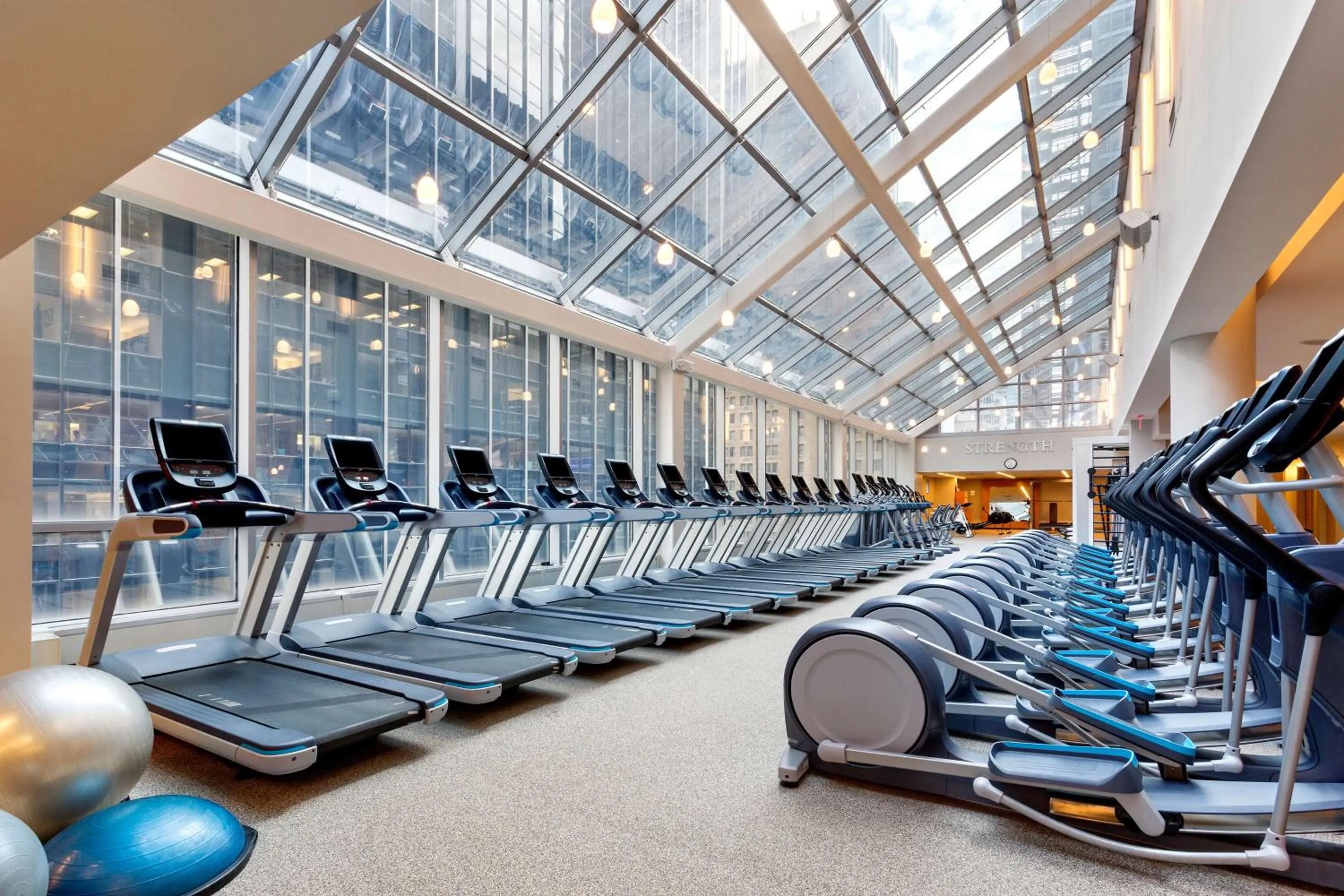 Fitness centre/facilities in Hilton Club New York