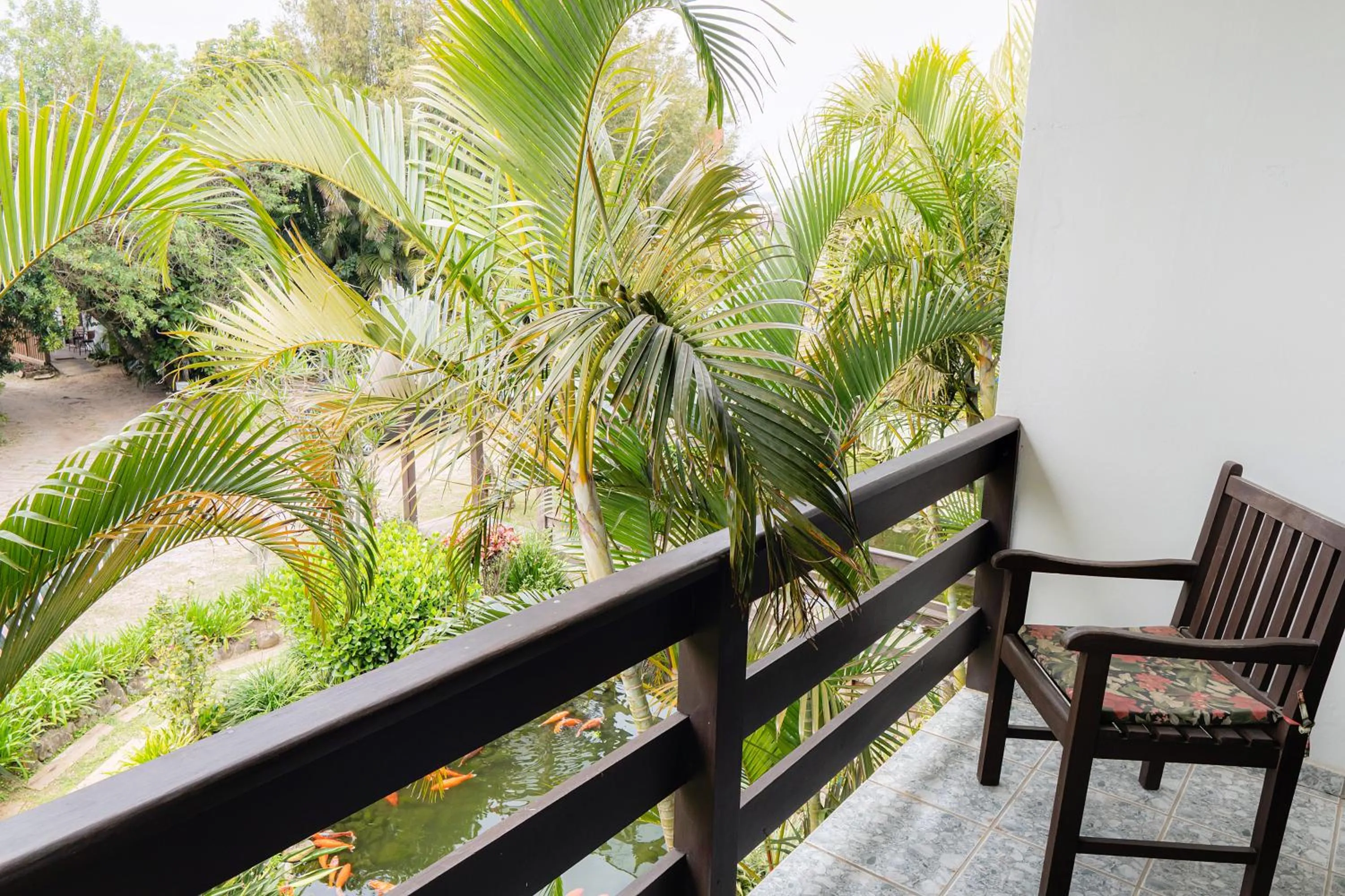 Garden view in Pousada Porto dos Casais