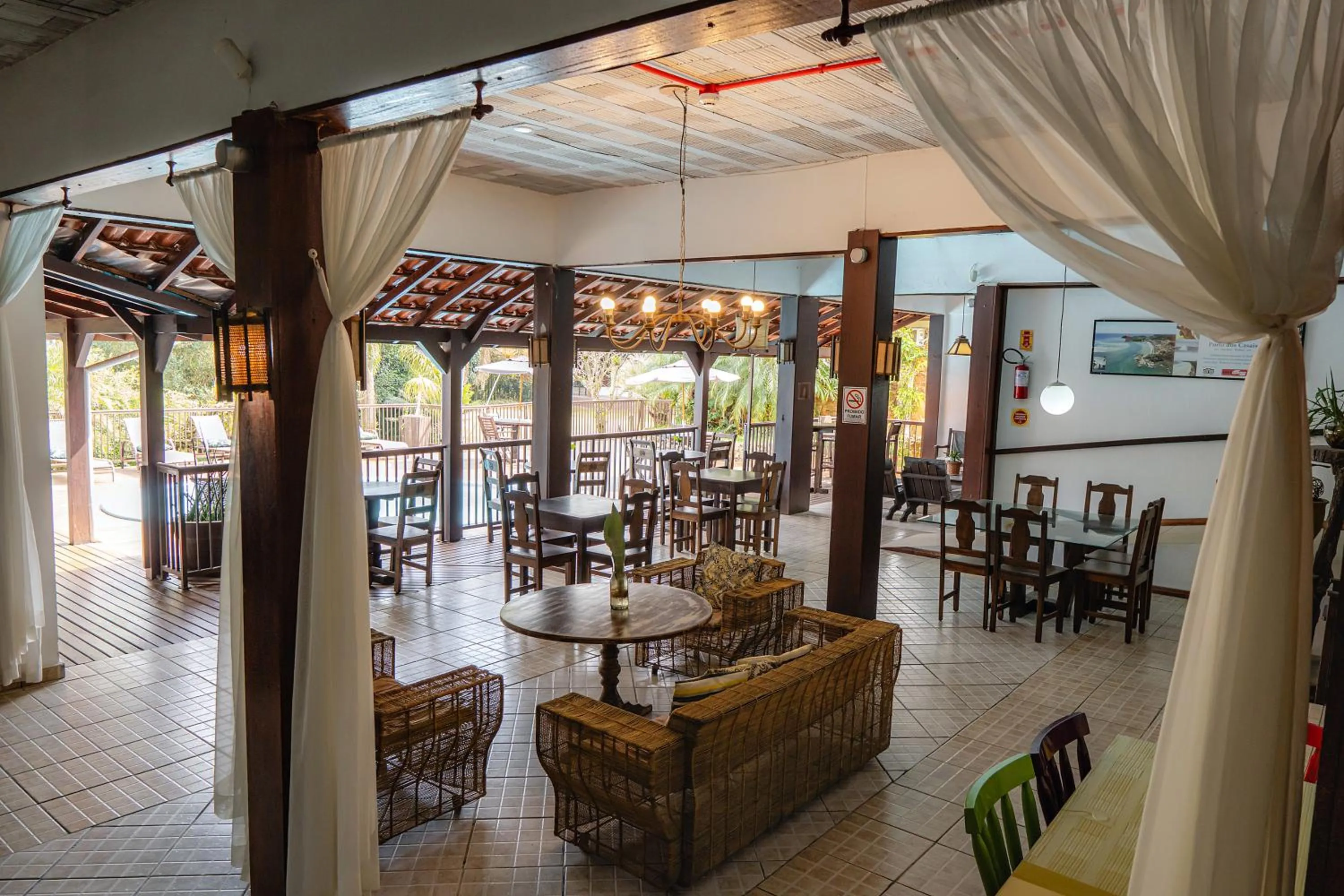 Living room in Pousada Porto dos Casais