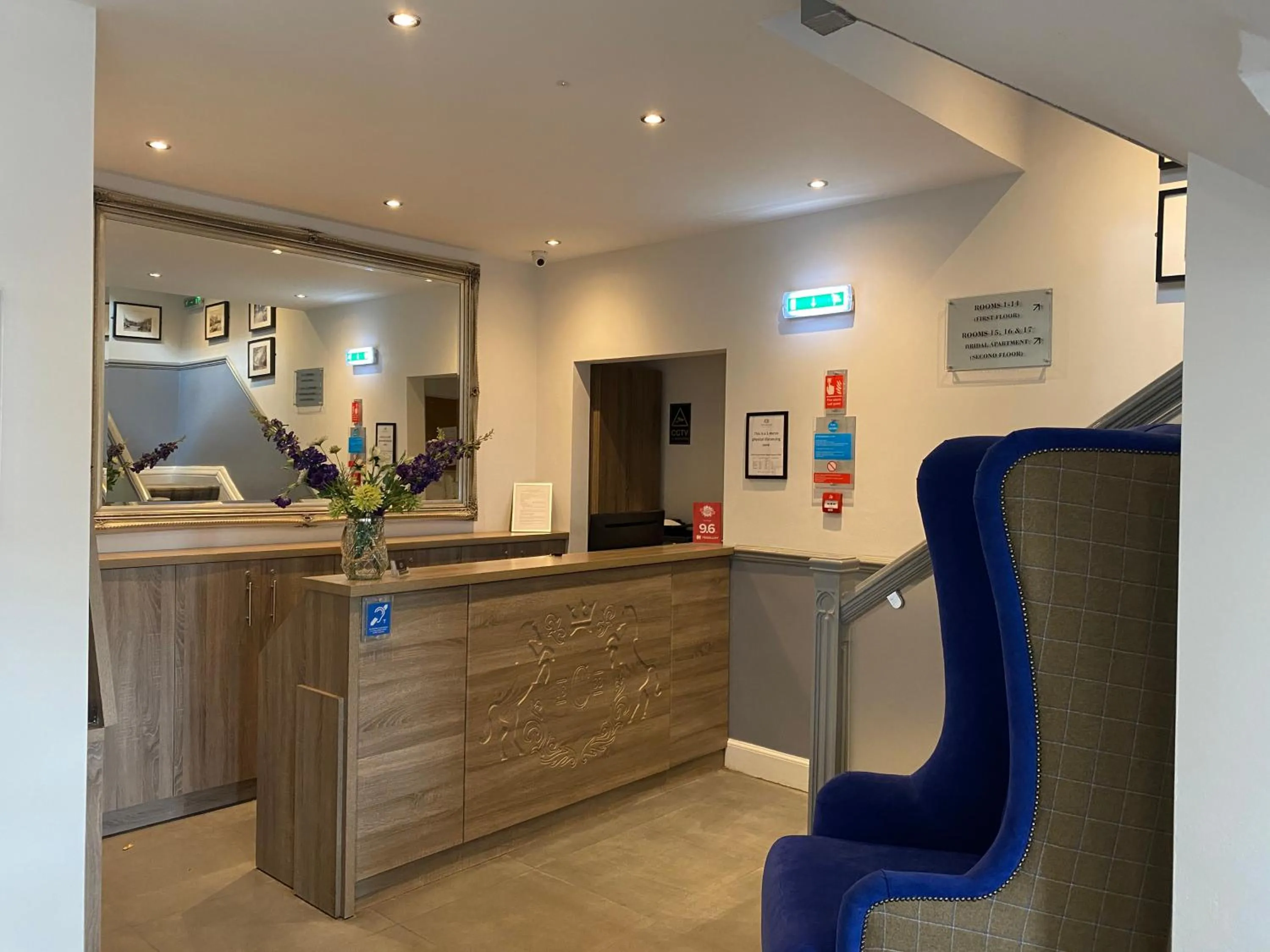 Lobby or reception in The Craigie Hotel