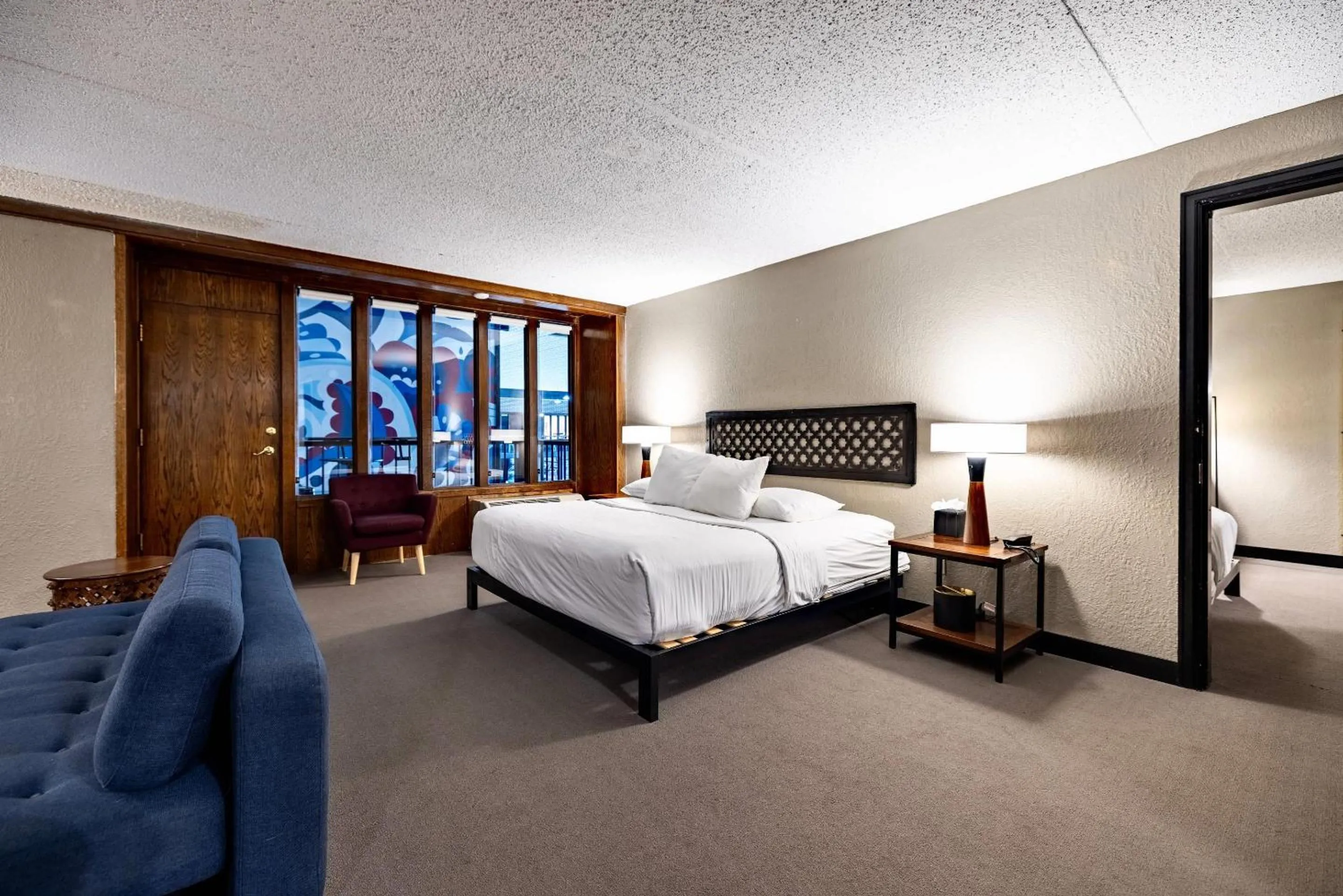 Bedroom, Bed in The Highlander Hotel, Ascend Hotel Collection