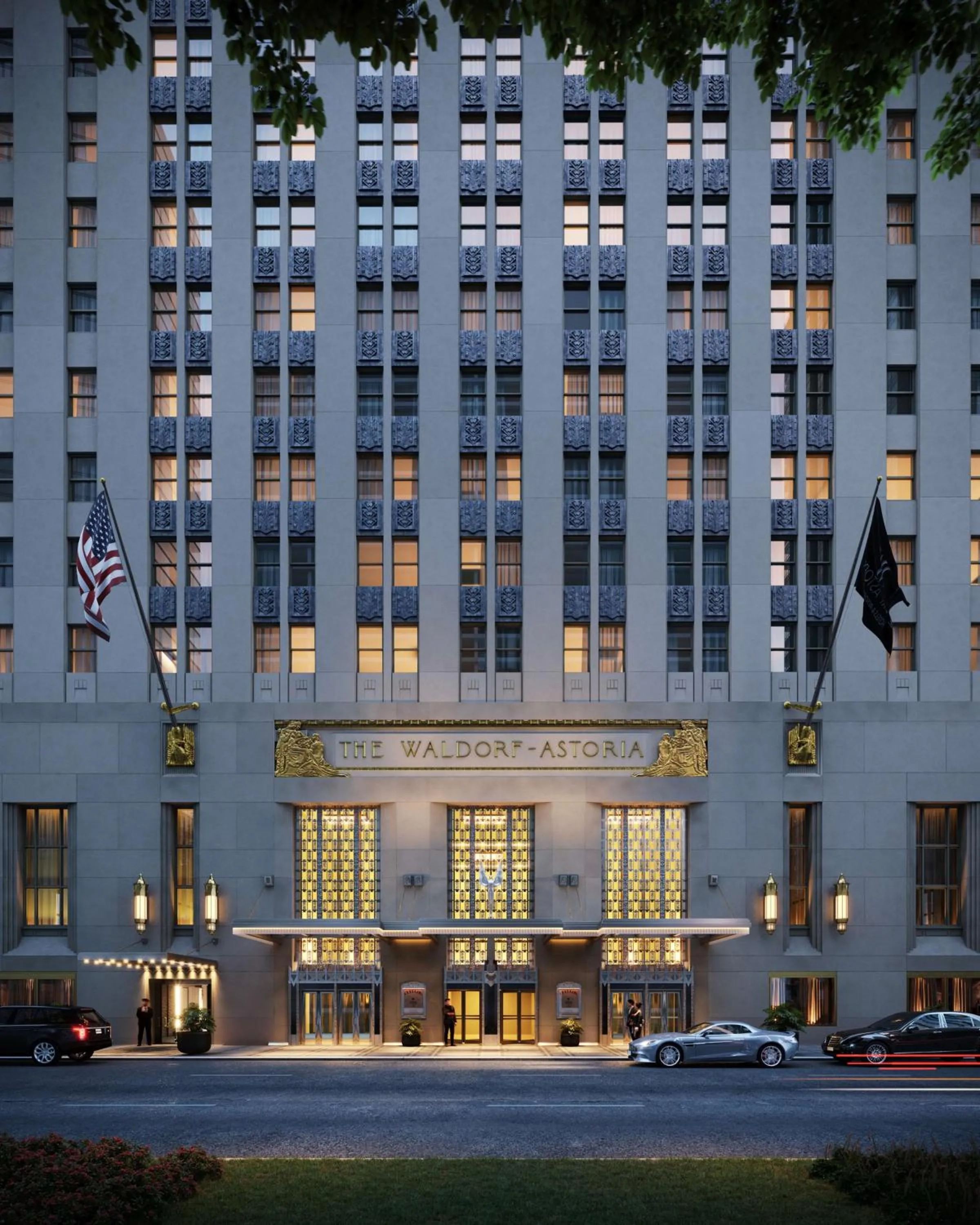 Property building in Waldorf Astoria New York