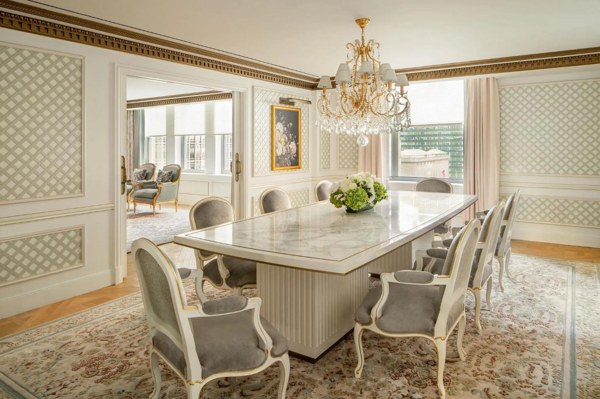 Living room in Waldorf Astoria New York