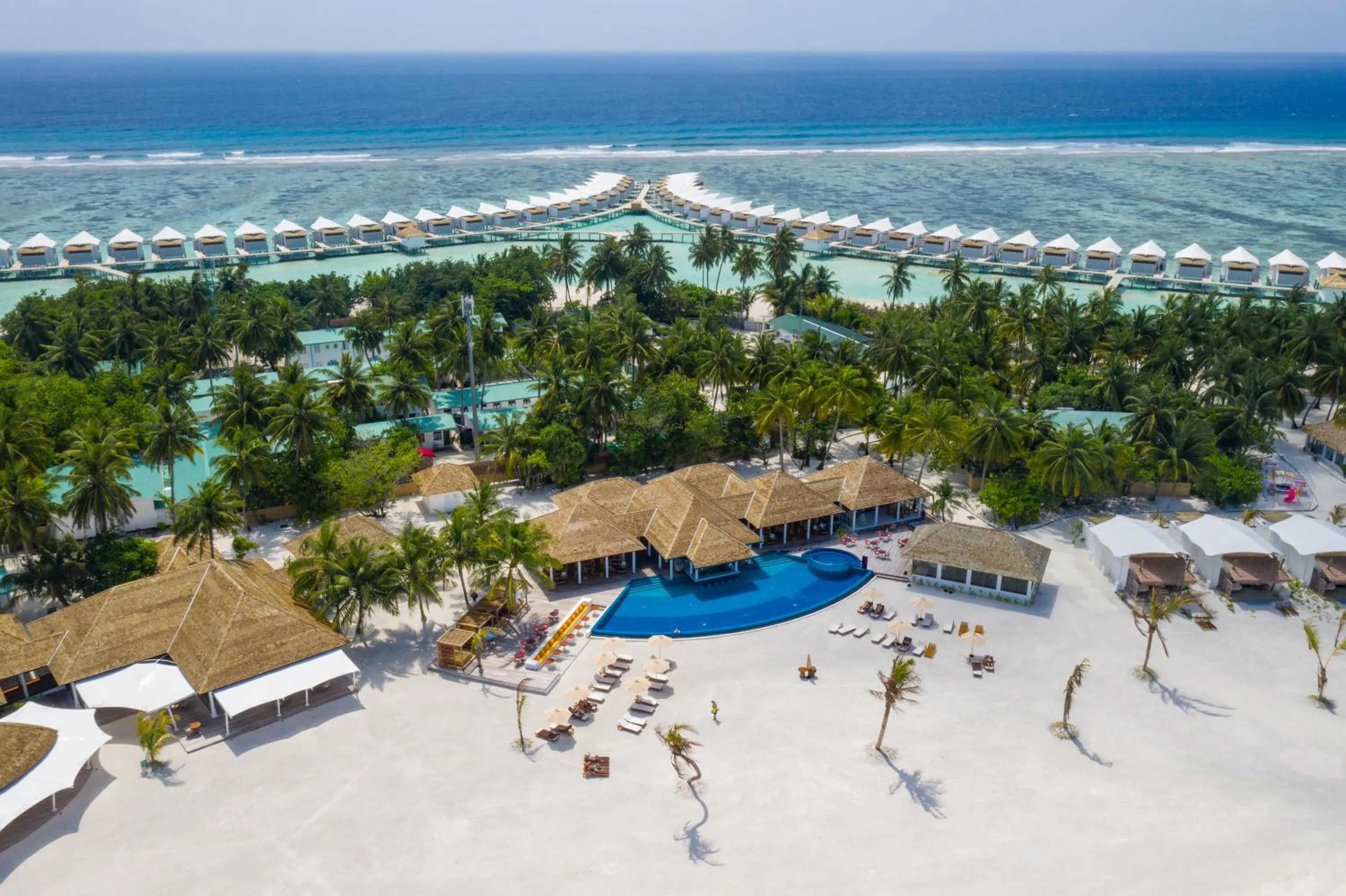 Bird's eye view in Cinnamon Hakuraa Huraa Maldives - All Inclusive Adults-Only Escape with One-way Free Speedboat