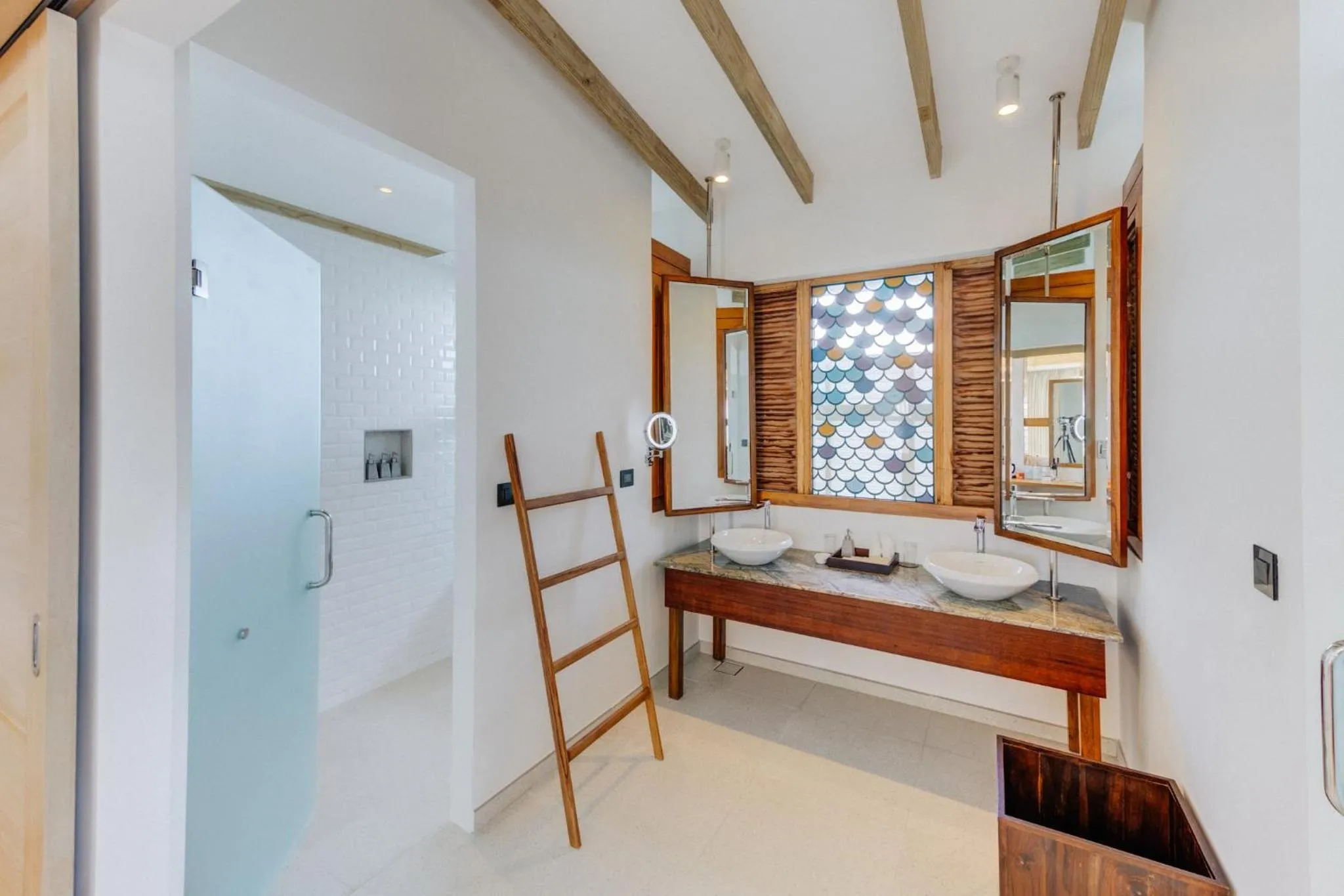 Bathroom in Cinnamon Hakuraa Huraa Maldives - All Inclusive Adults-Only Escape with One-way Free Speedboat