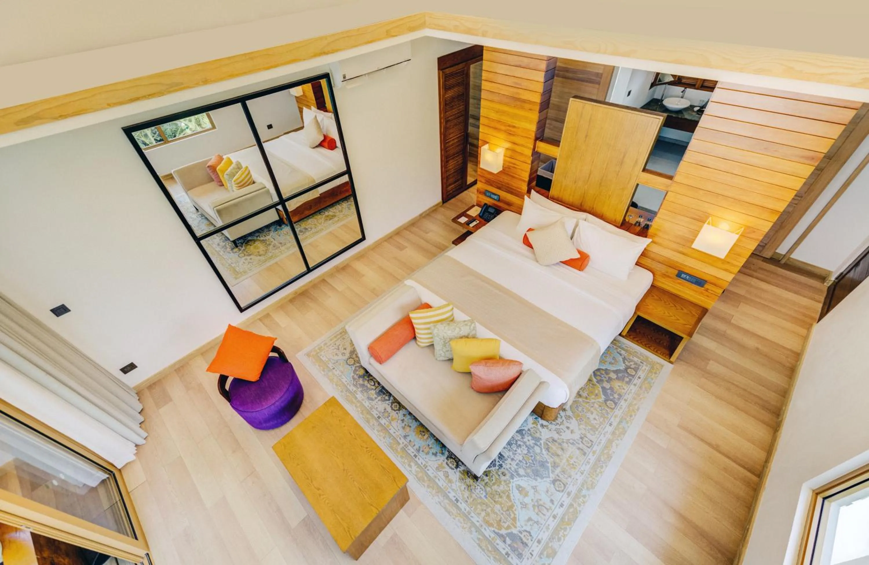 Bed in Cinnamon Hakuraa Huraa Maldives - All Inclusive Adults-Only Escape with One-way Free Speedboat