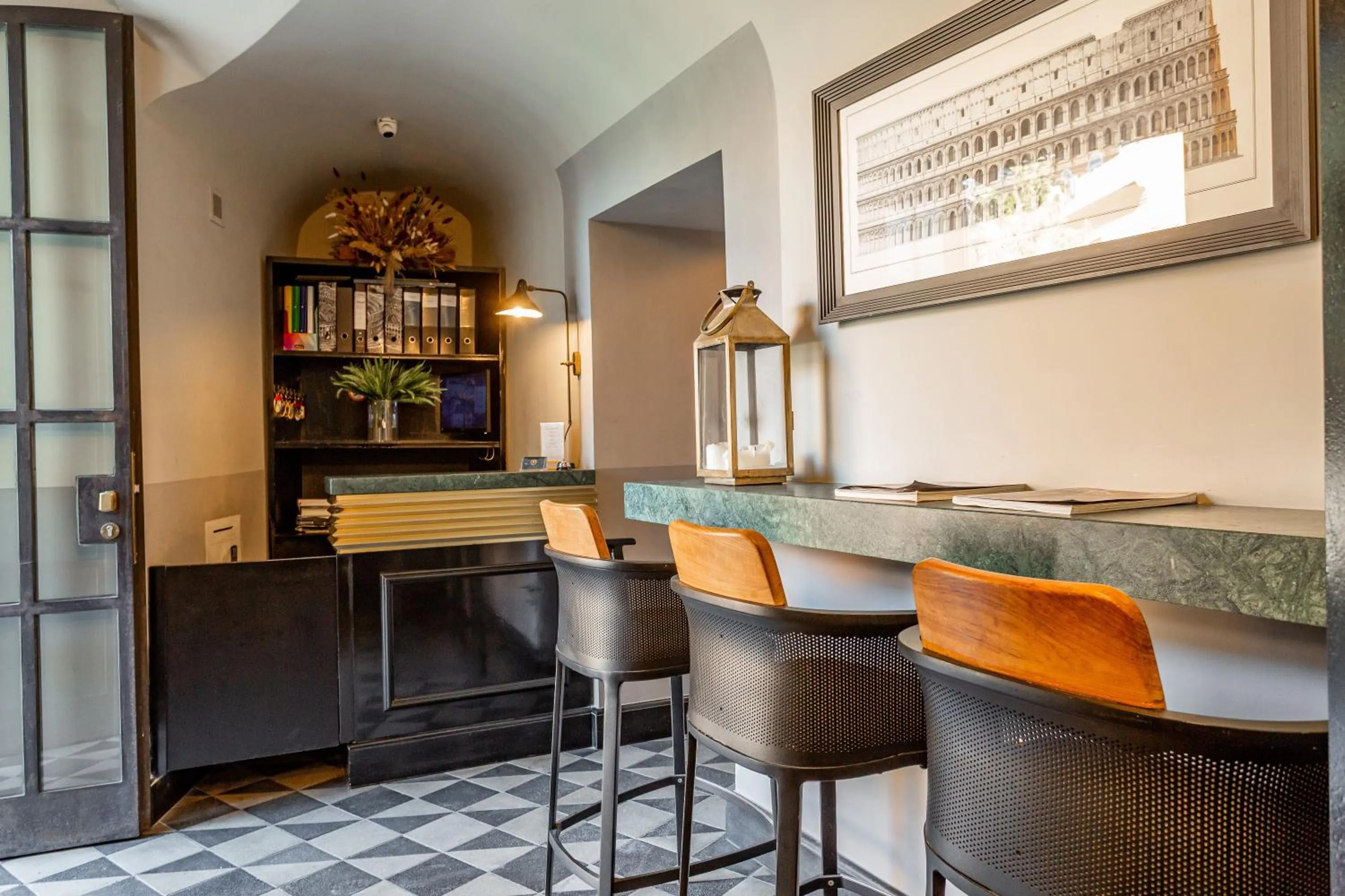 Lobby or reception in Hotel Parrasio