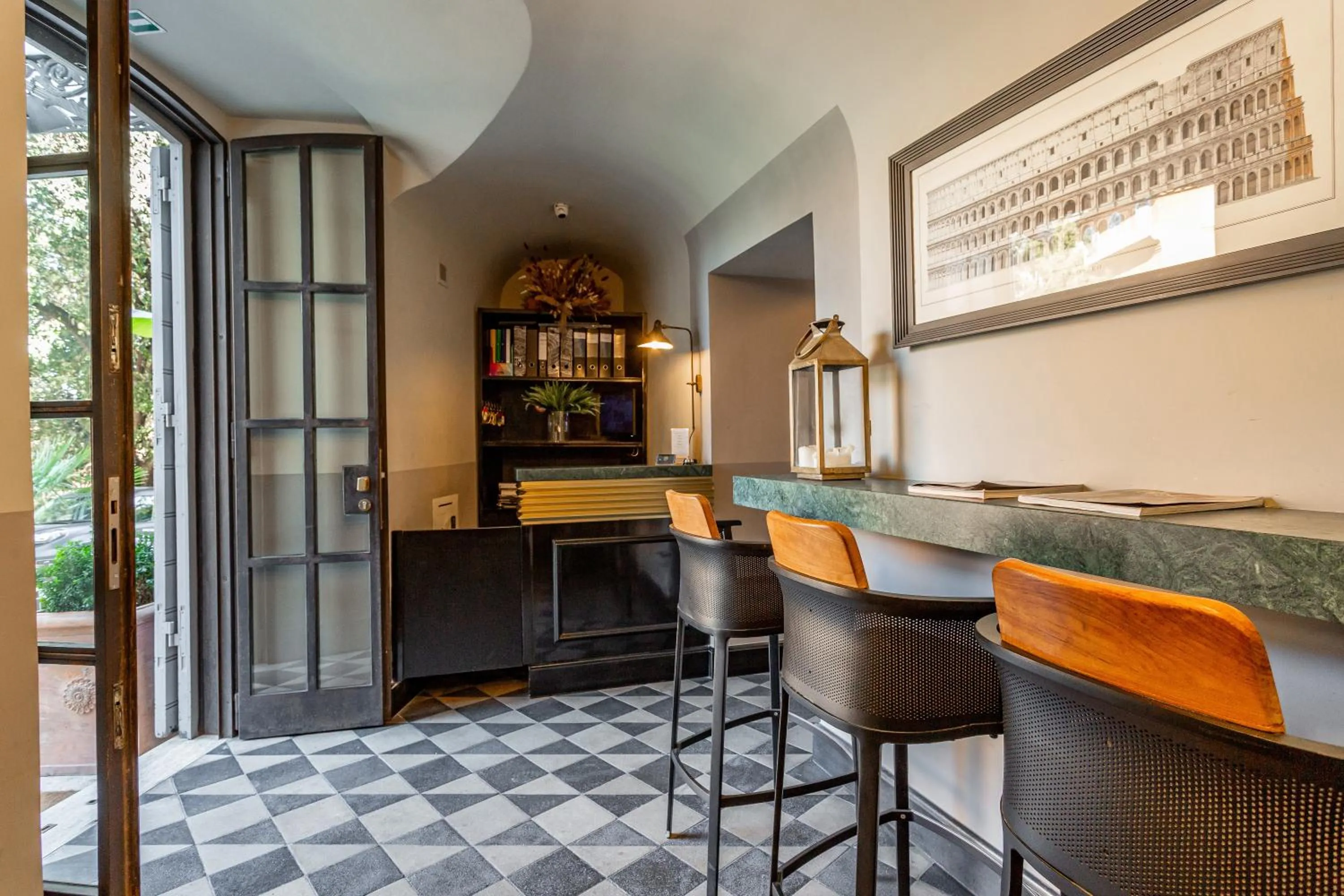 Lobby or reception in Hotel Parrasio