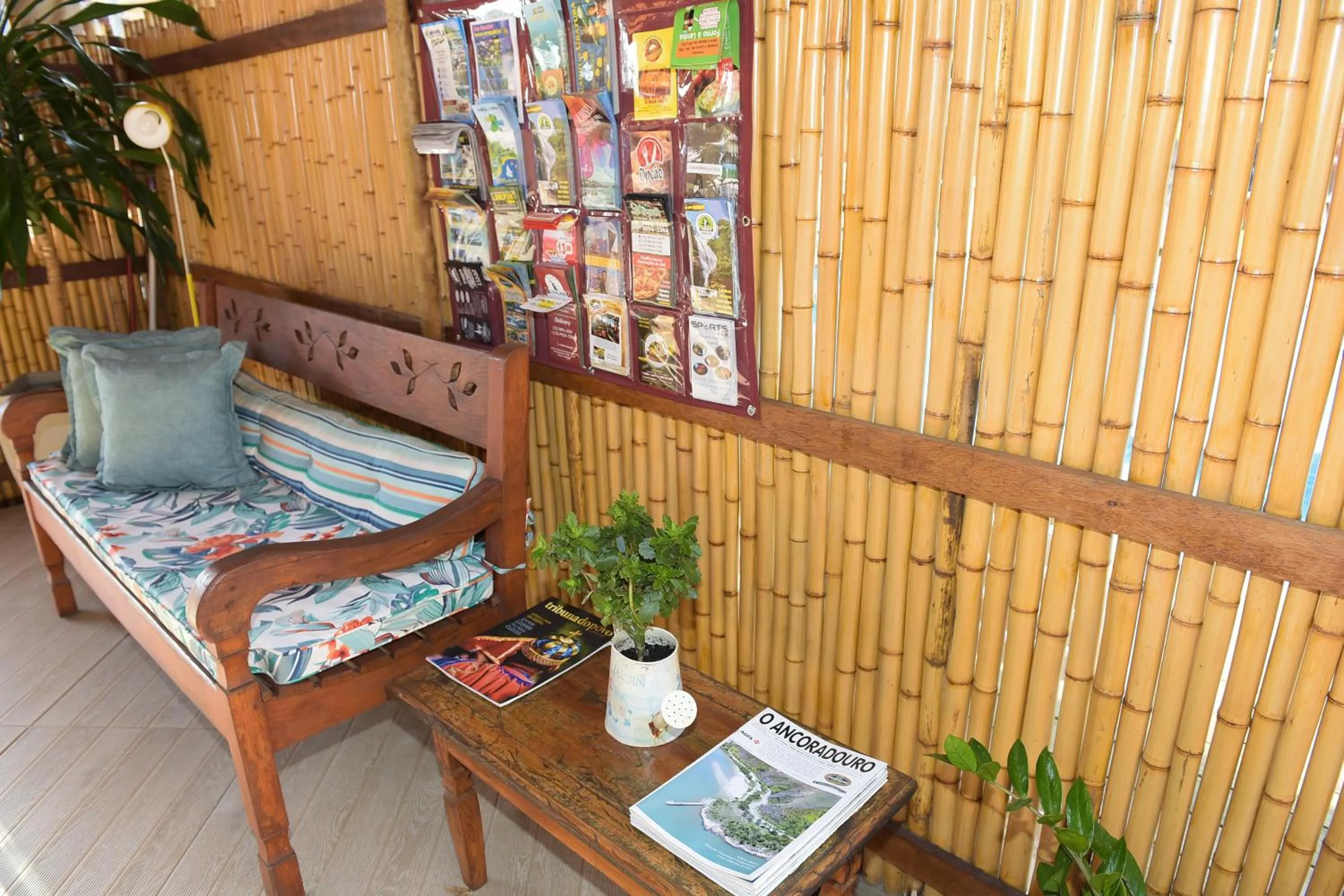 Lobby or reception in Recanto das Carpas