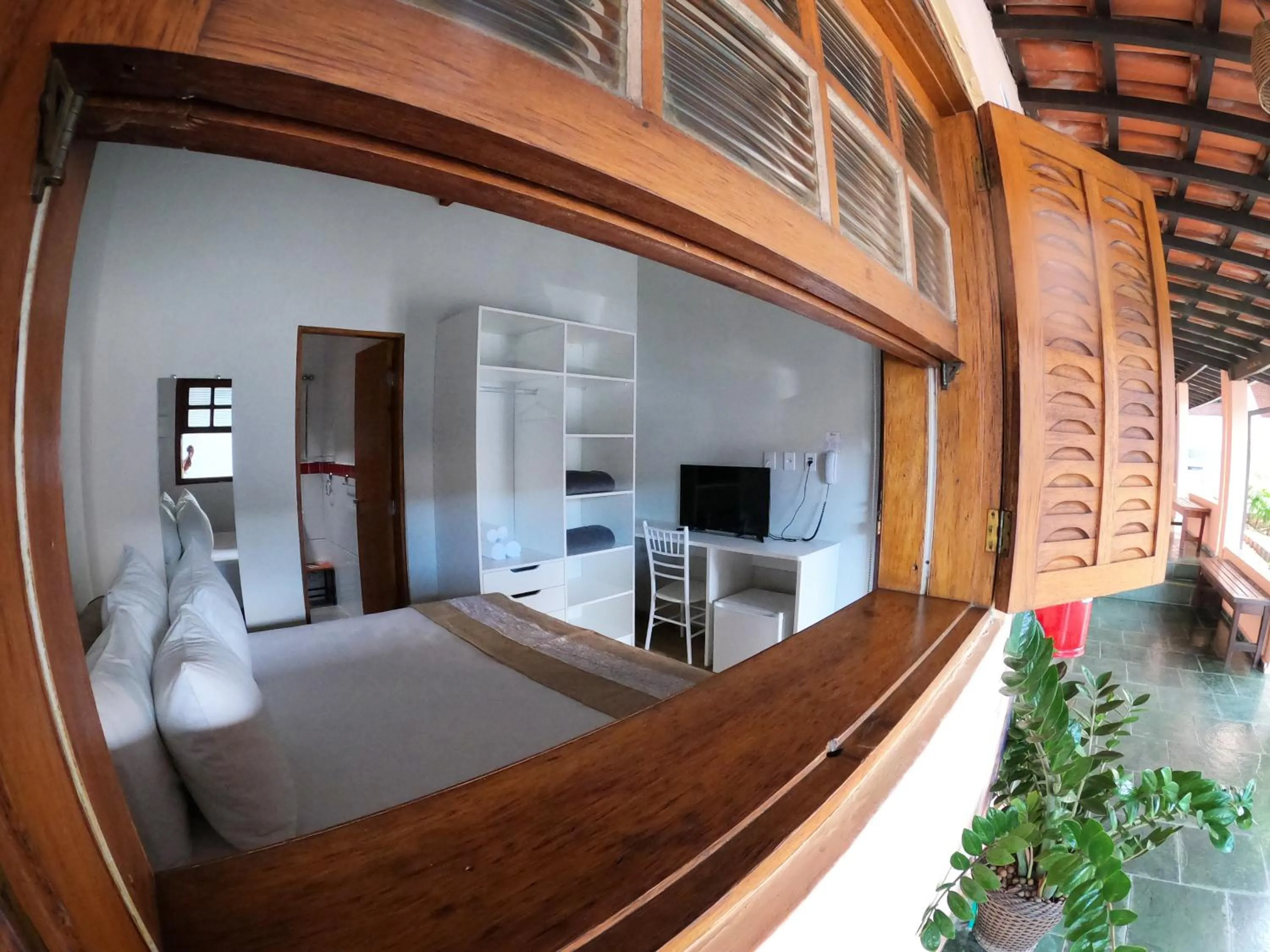 Balcony/Terrace, Bed in Recanto das Carpas