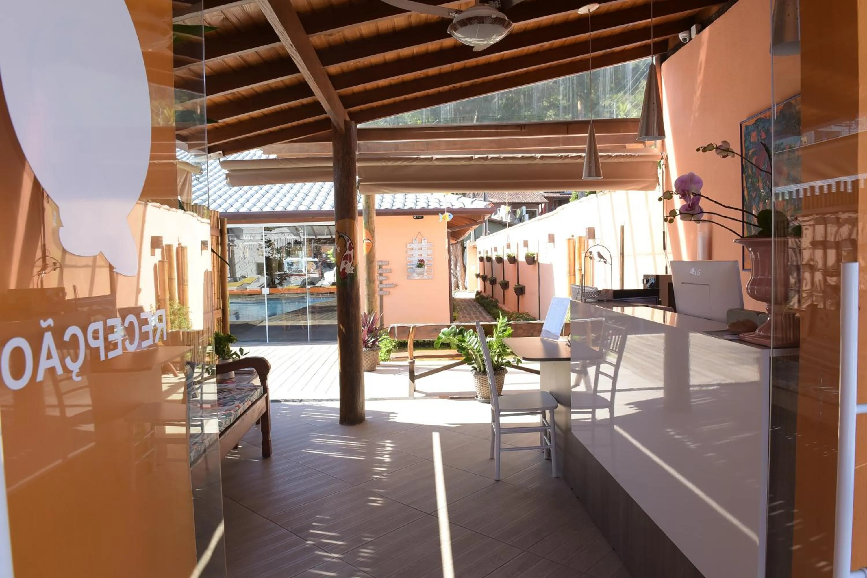 Lobby or reception in Recanto das Carpas