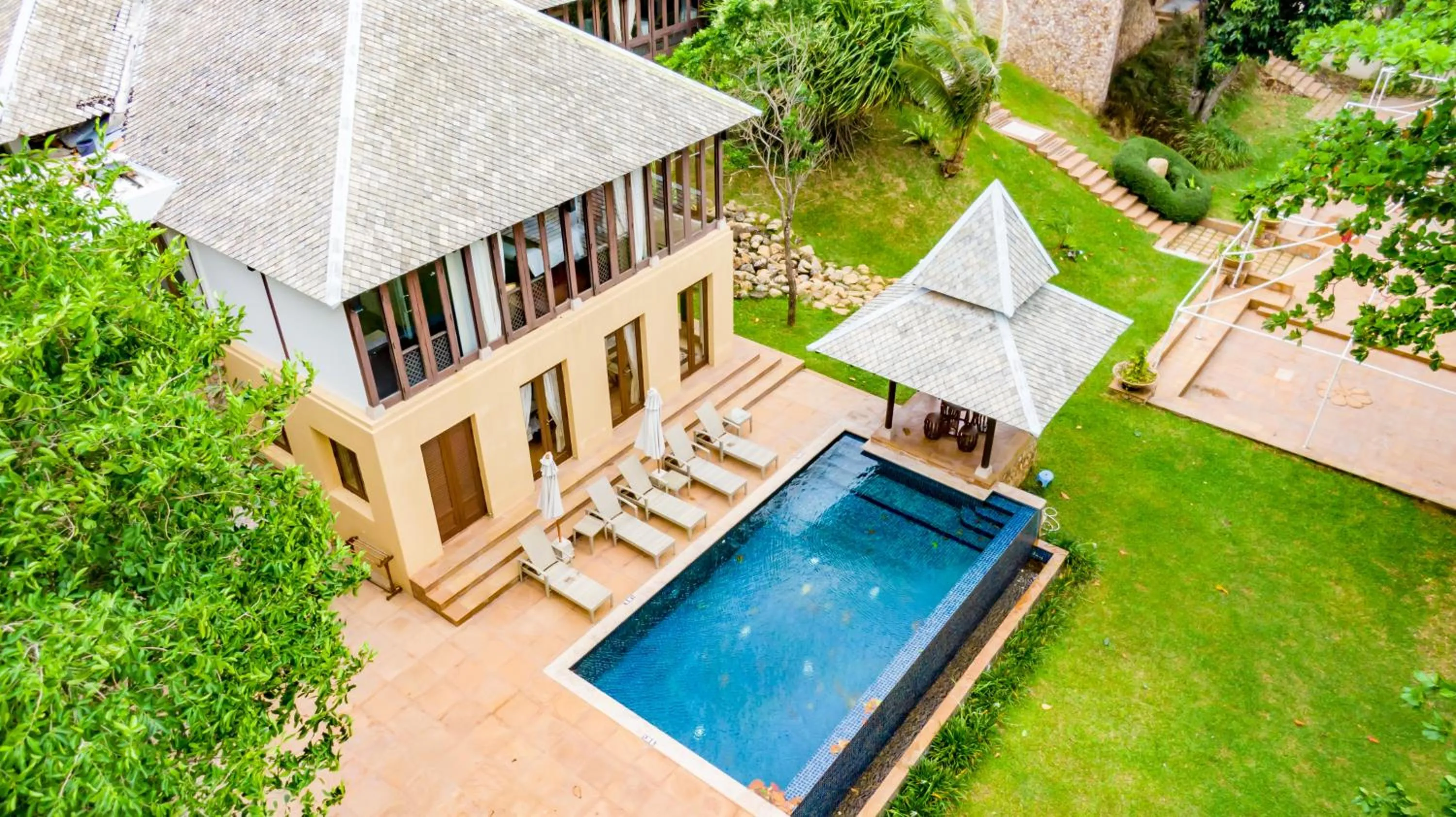 Bird's eye view in Pawanthorn Samui - SHA Plus