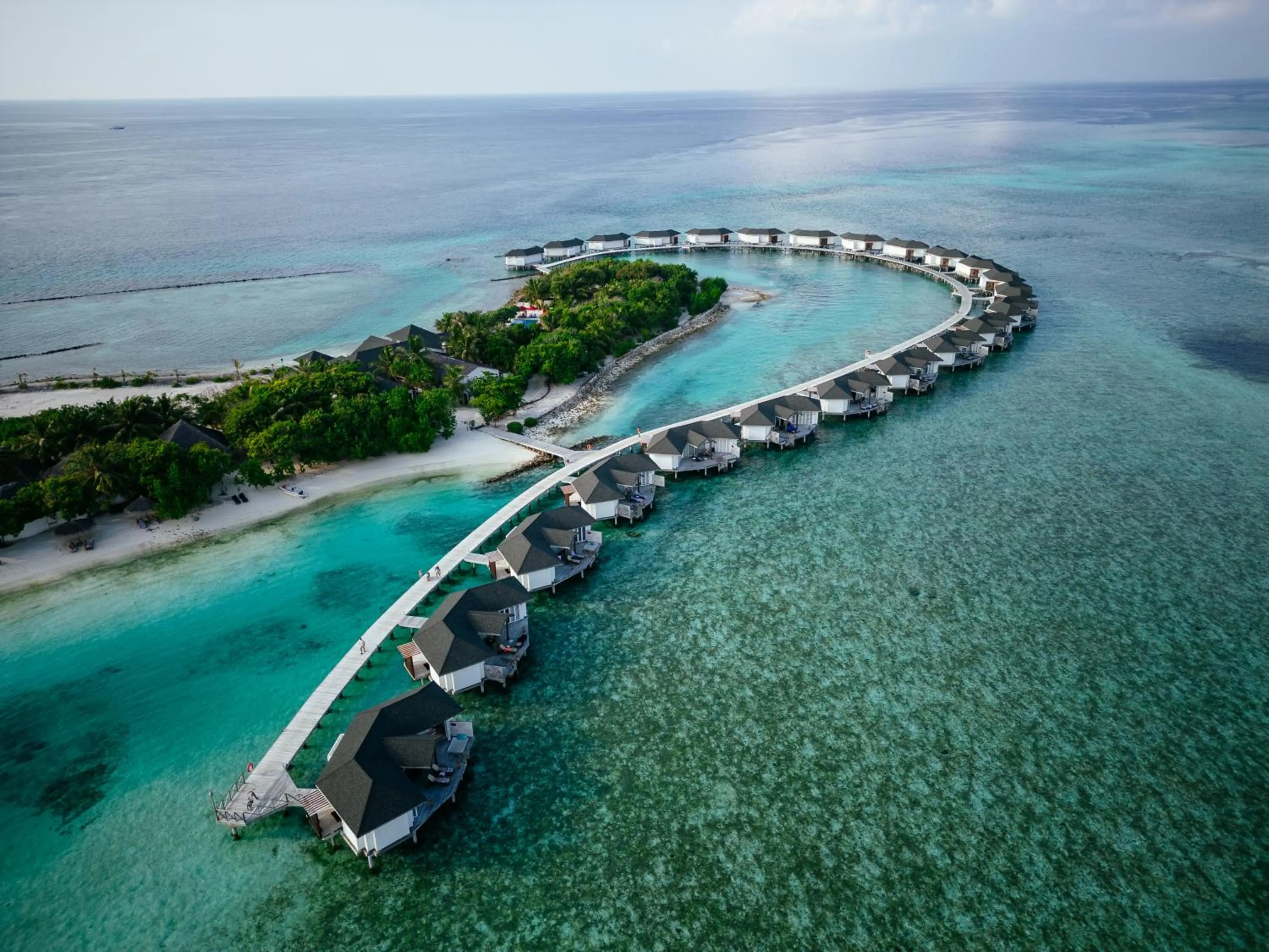 Bird's eye view in Cinnamon Dhonveli Maldives - Free One-Way Speedboat and 02 Kids Under 12 Stay & Dine Free