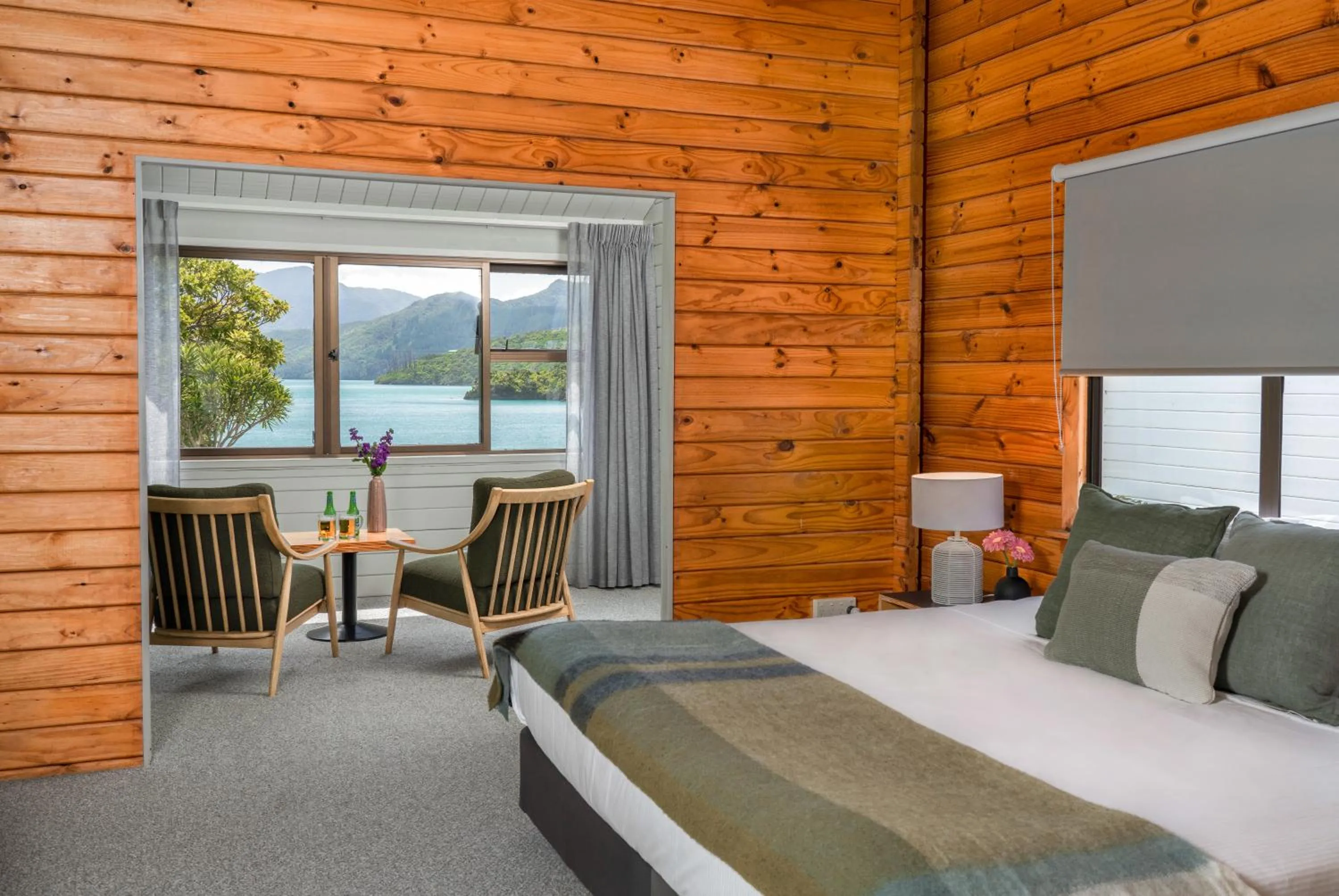 Bed in The Portage Resort