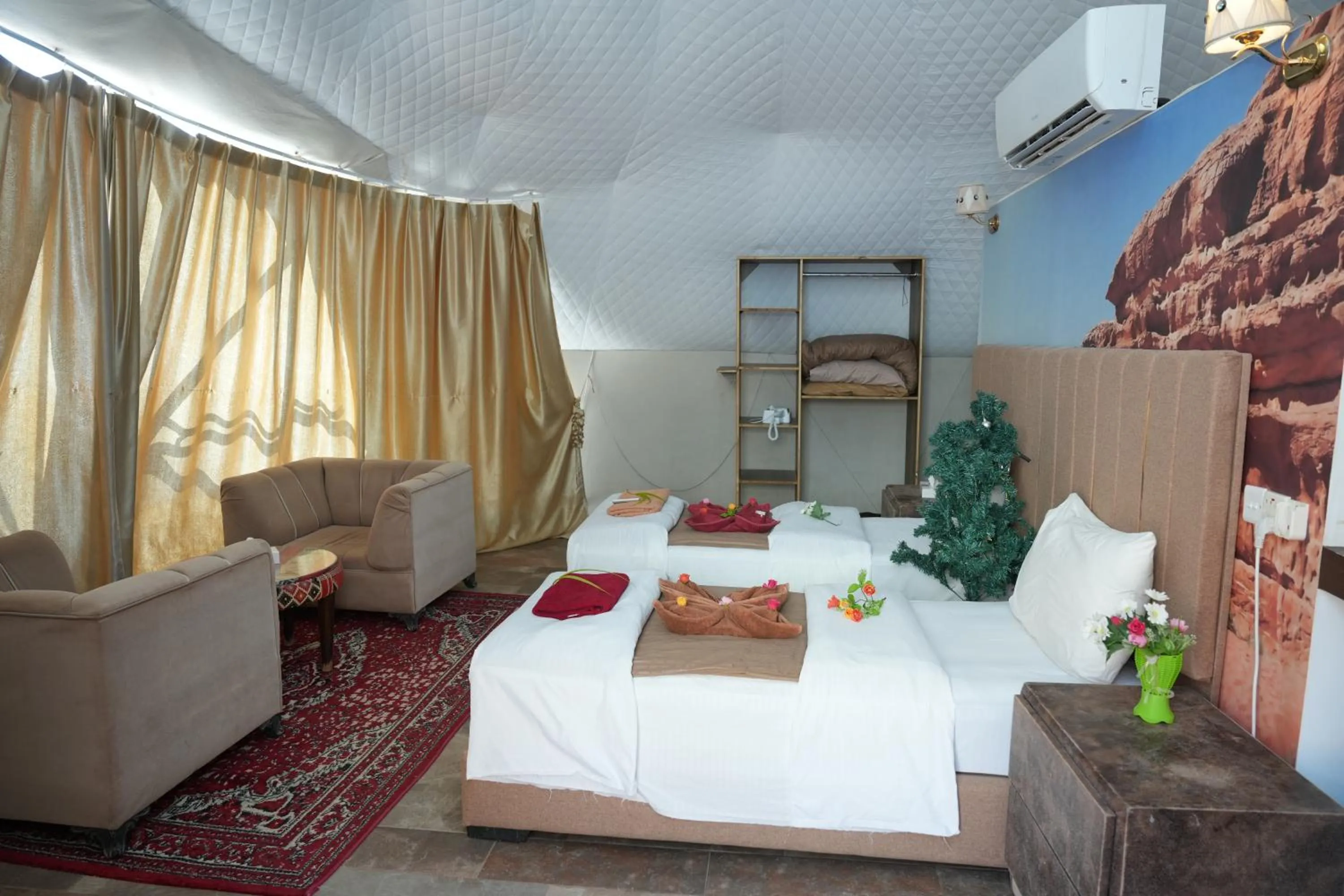 Photo of the whole room, Bed in Hasan Zawaideh Camp