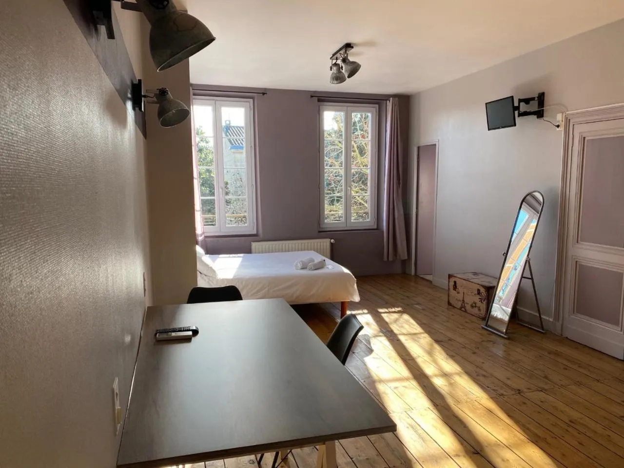 Bed in Relais des Iles chambres d'hôtes