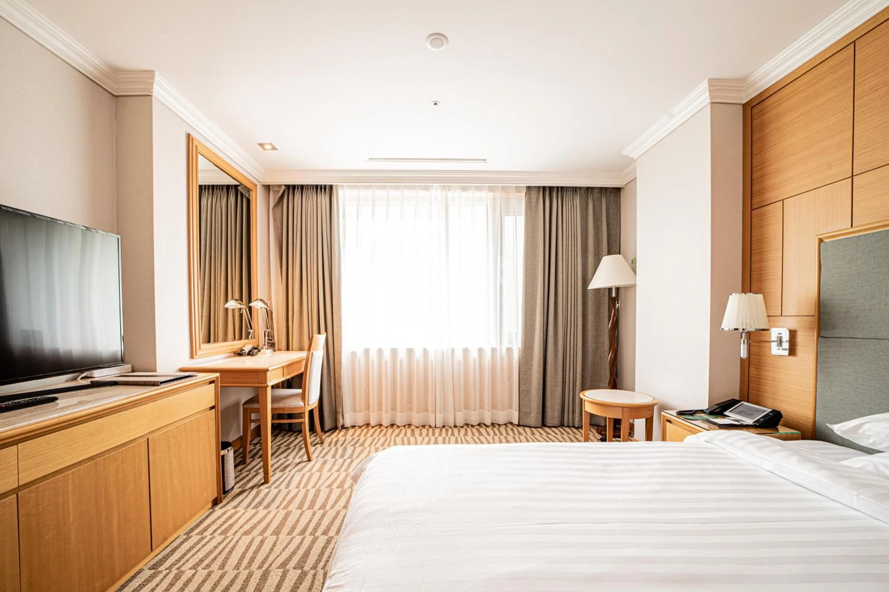 Bed in Hotel Geumosan