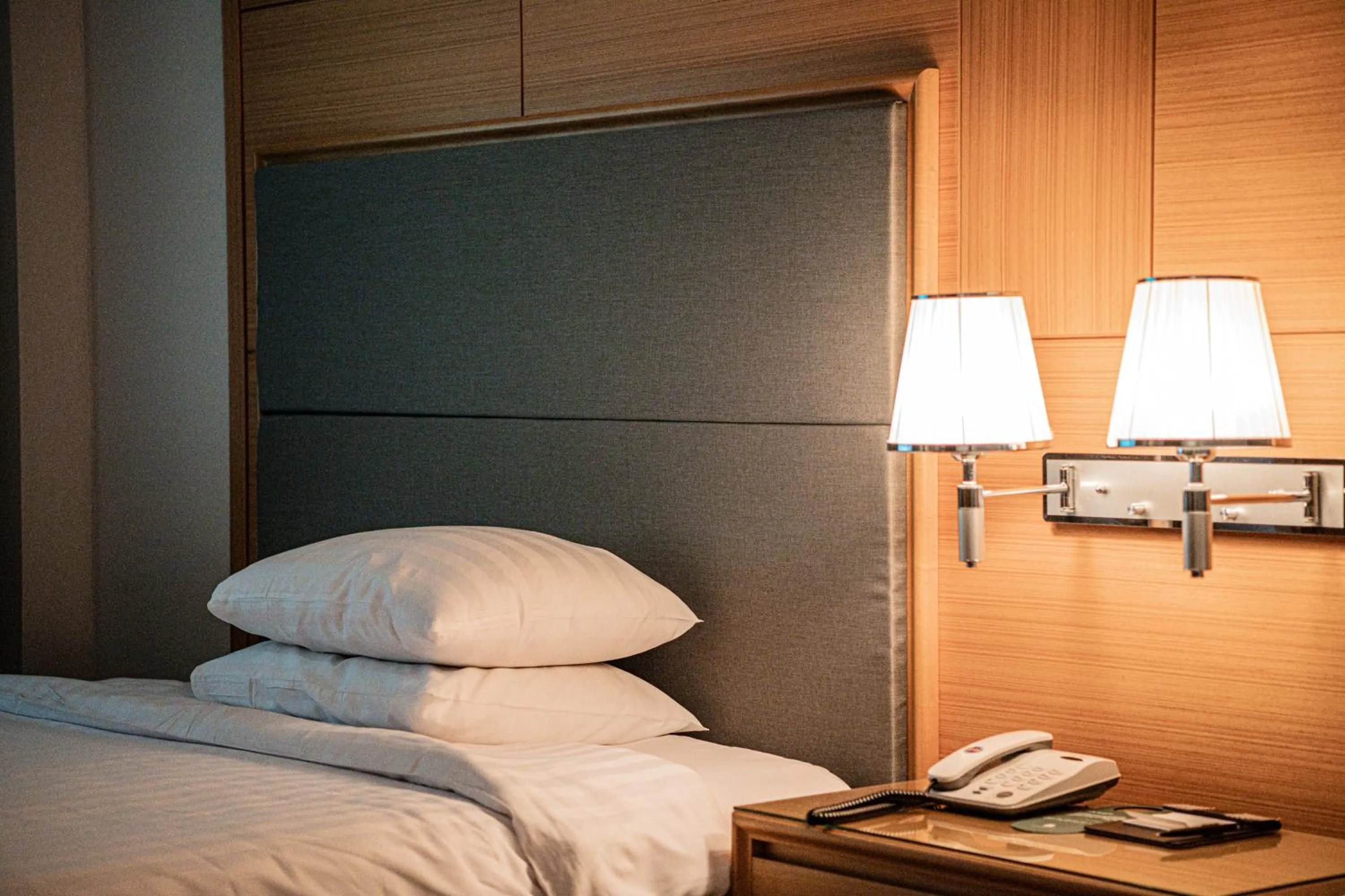 Bed in Hotel Geumosan