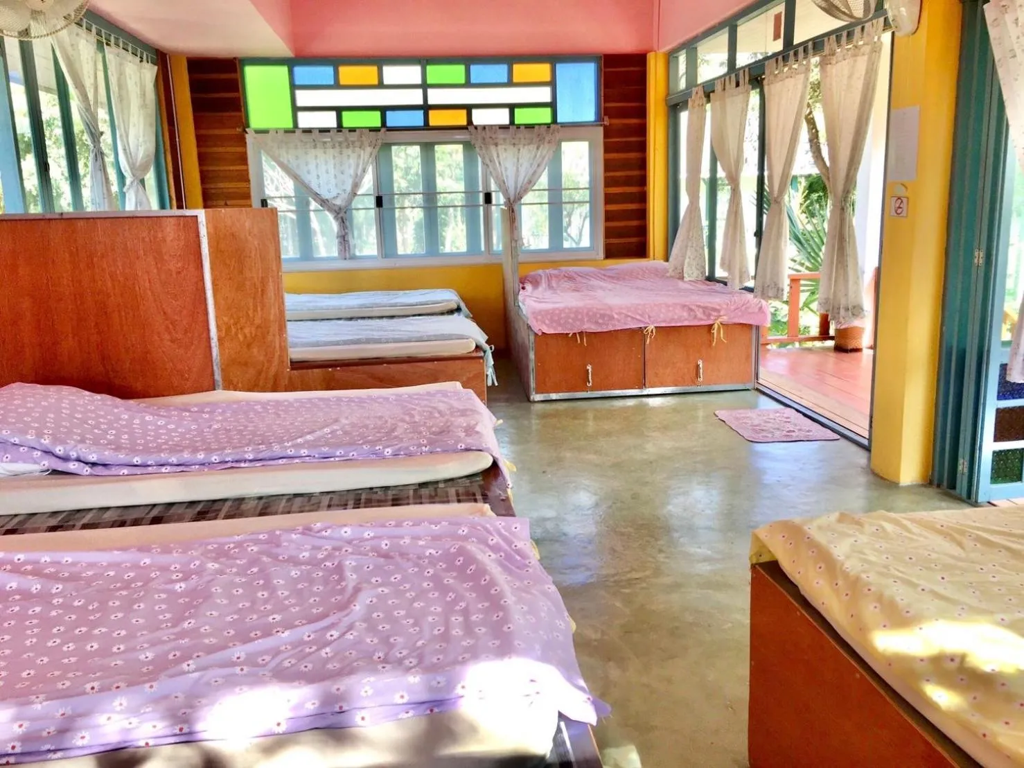 Property building, Bed in Pai Flora Resort