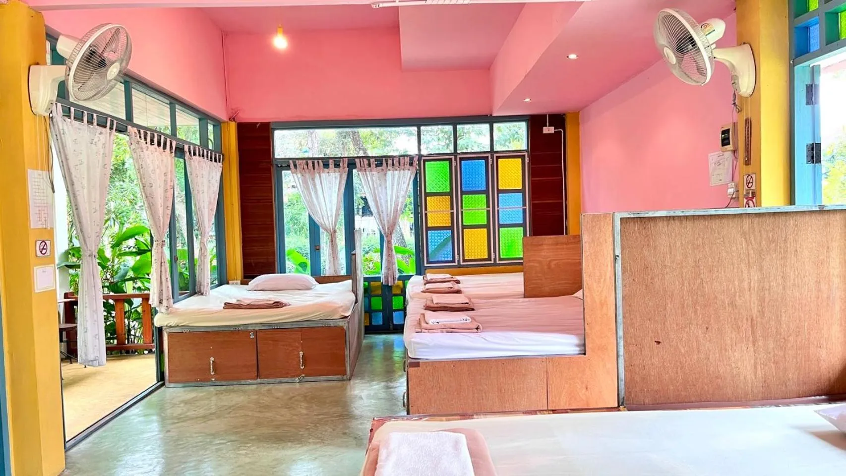 Bedroom, Bed in Pai Flora Resort